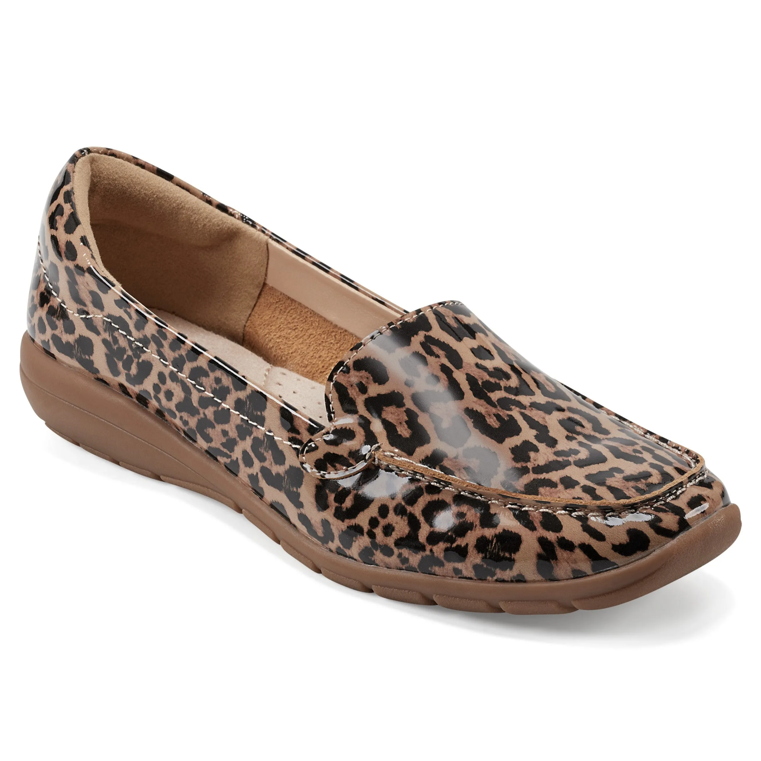 Flash Sale Easy Spirit Abide Casual Flats LeopardPatent