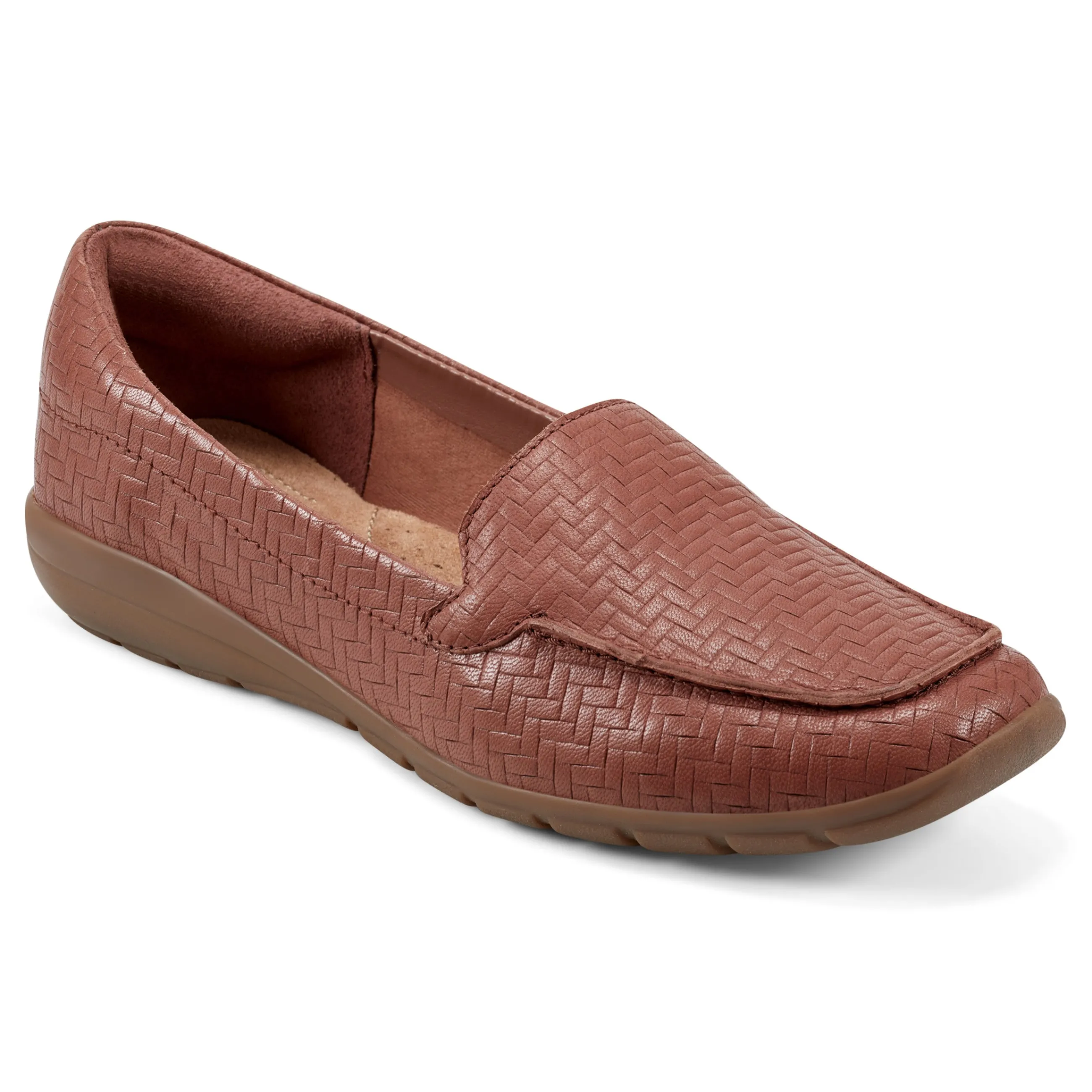 Sale Easy Spirit Abide Casual Flats BrownWeave