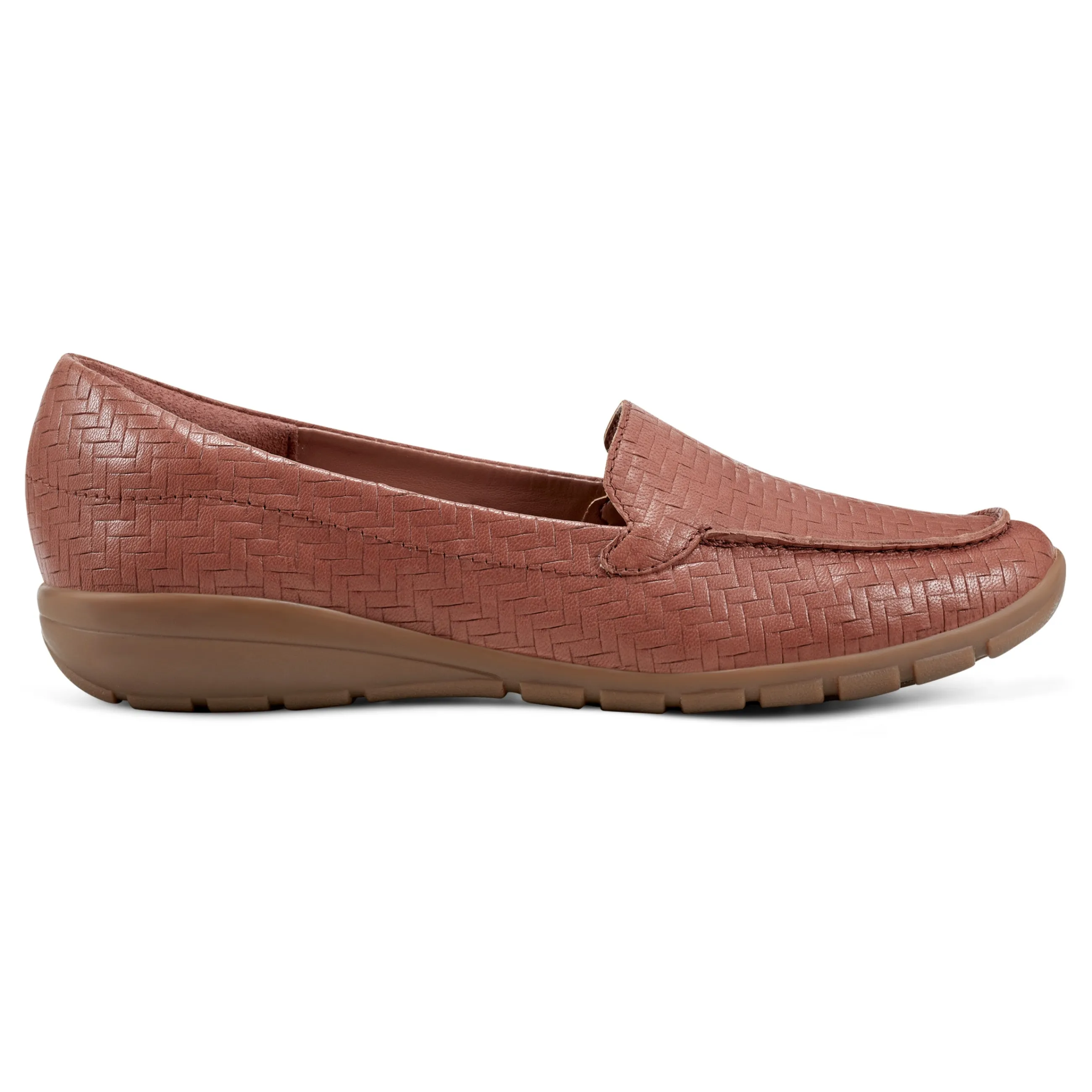 Sale Easy Spirit Abide Casual Flats BrownWeave