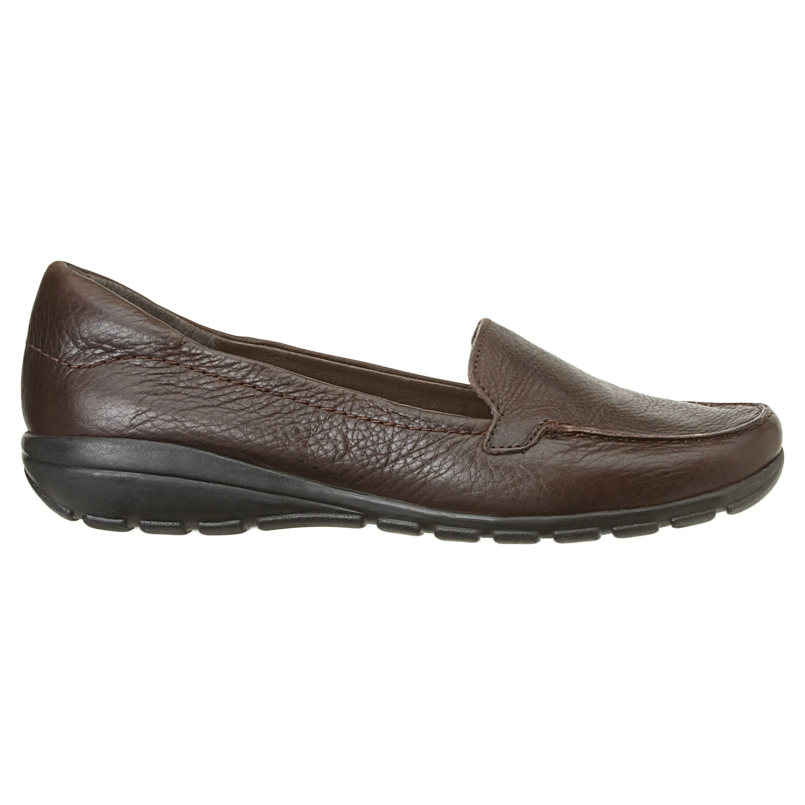 Best Easy Spirit Abide Leather Casual Flats BittersweetLeather