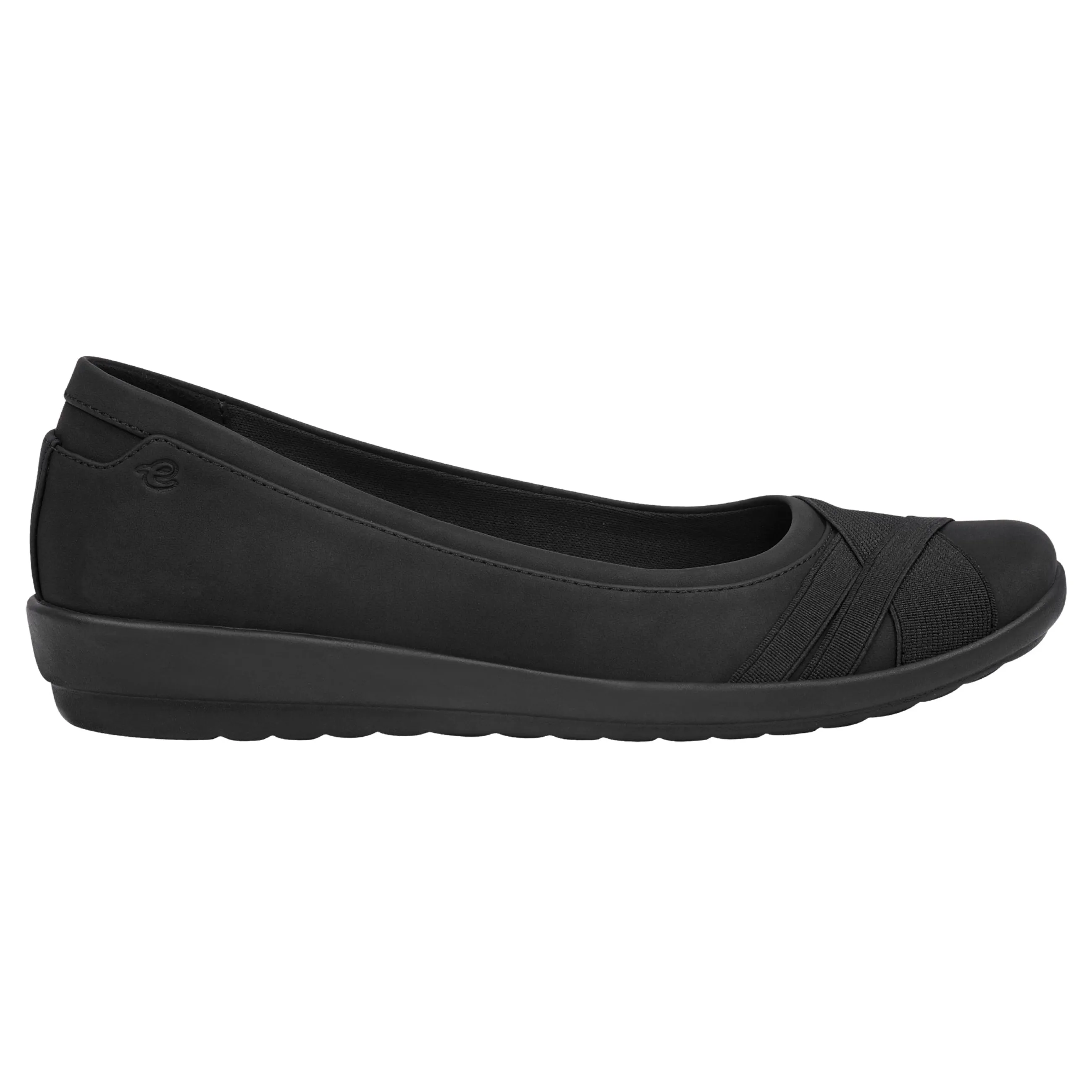 Fashion Easy Spirit Acasia Slip On Flats Black