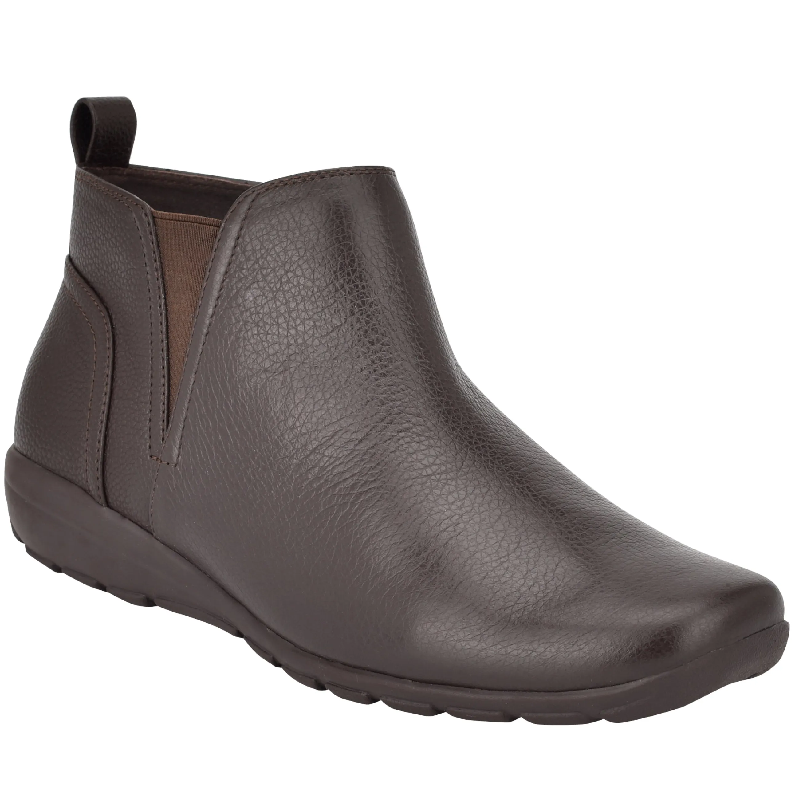 Shop Easy Spirit Aerial Ankle Booties BrownLeather