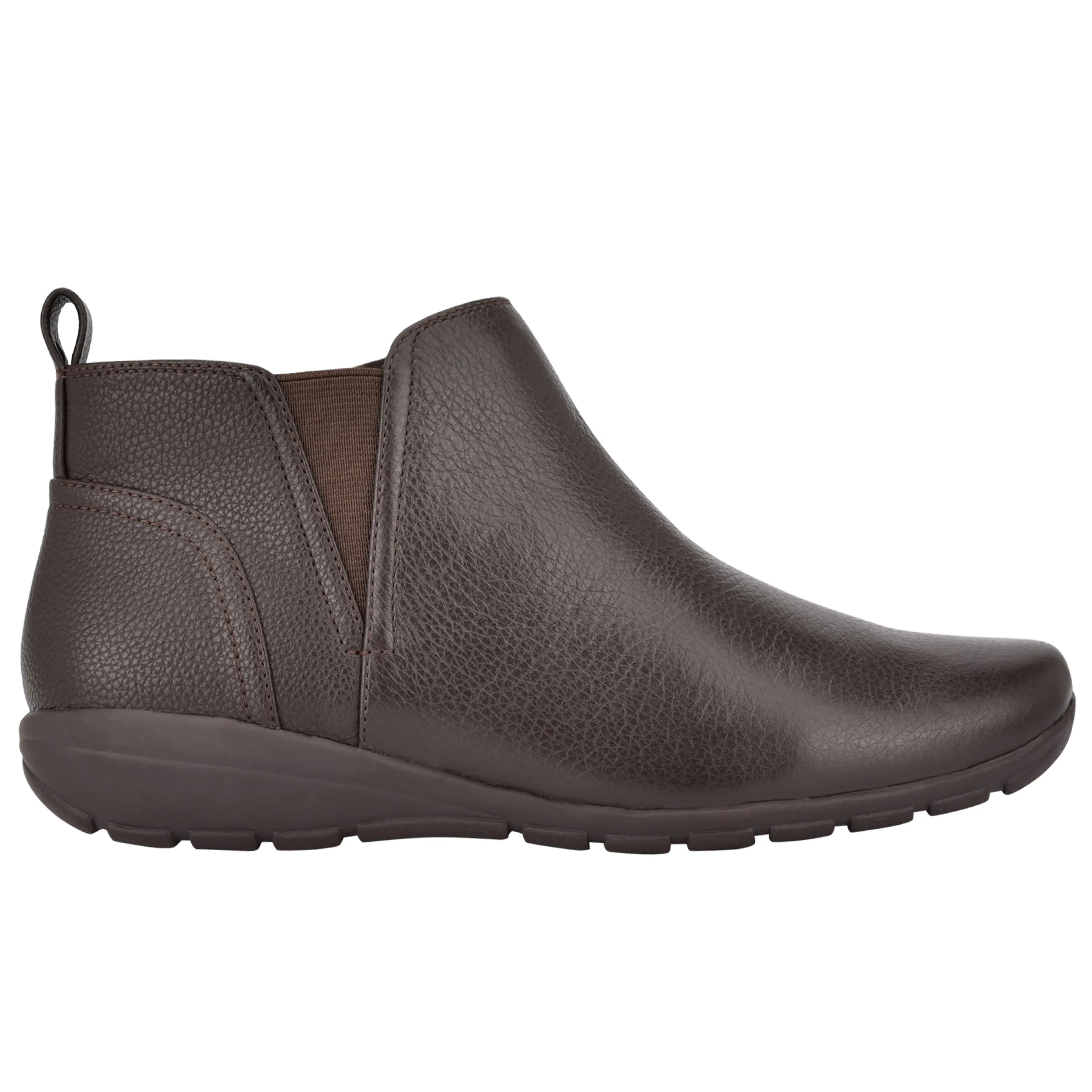 Shop Easy Spirit Aerial Ankle Booties BrownLeather