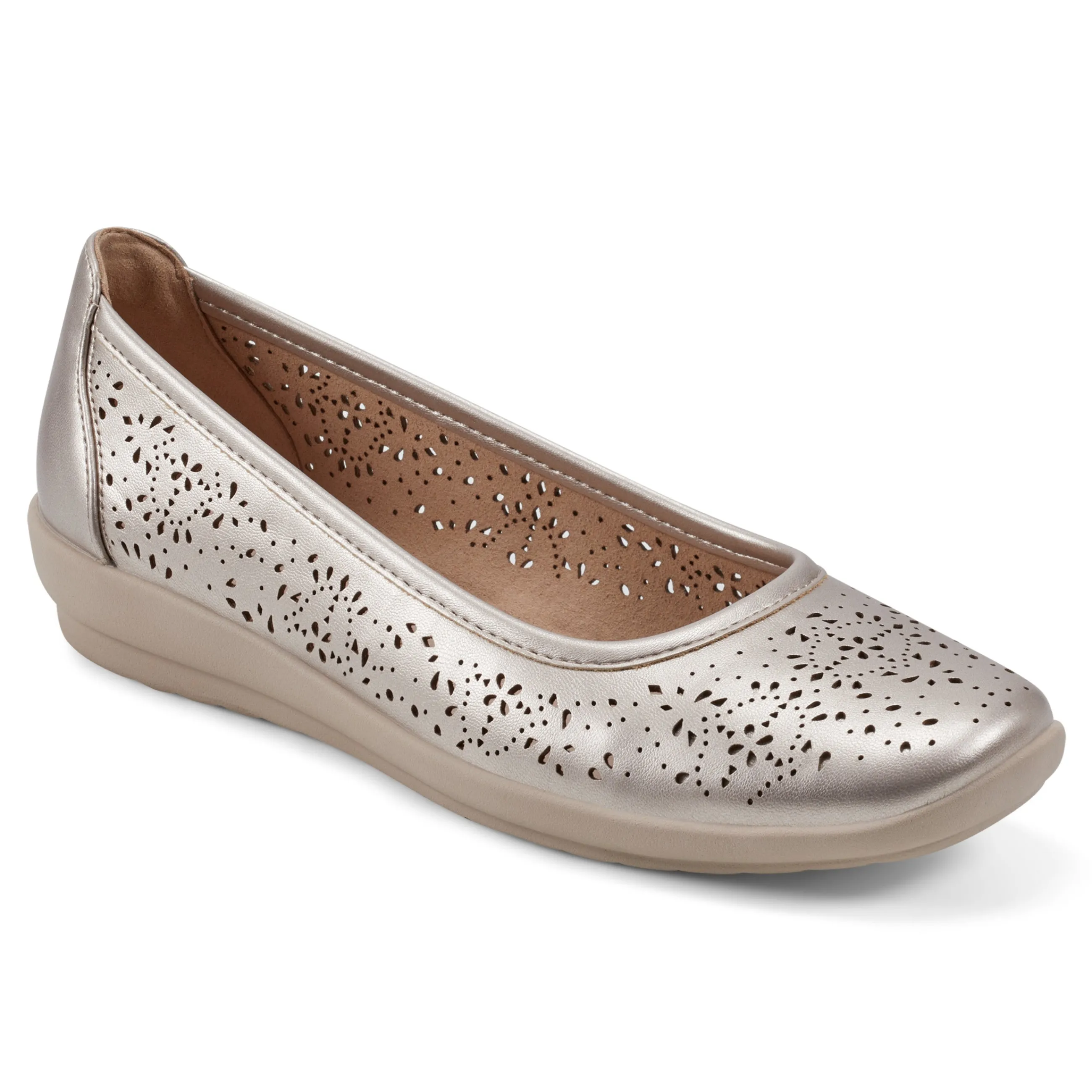 Discount Easy Spirit Alessia Ballet Flats Gold