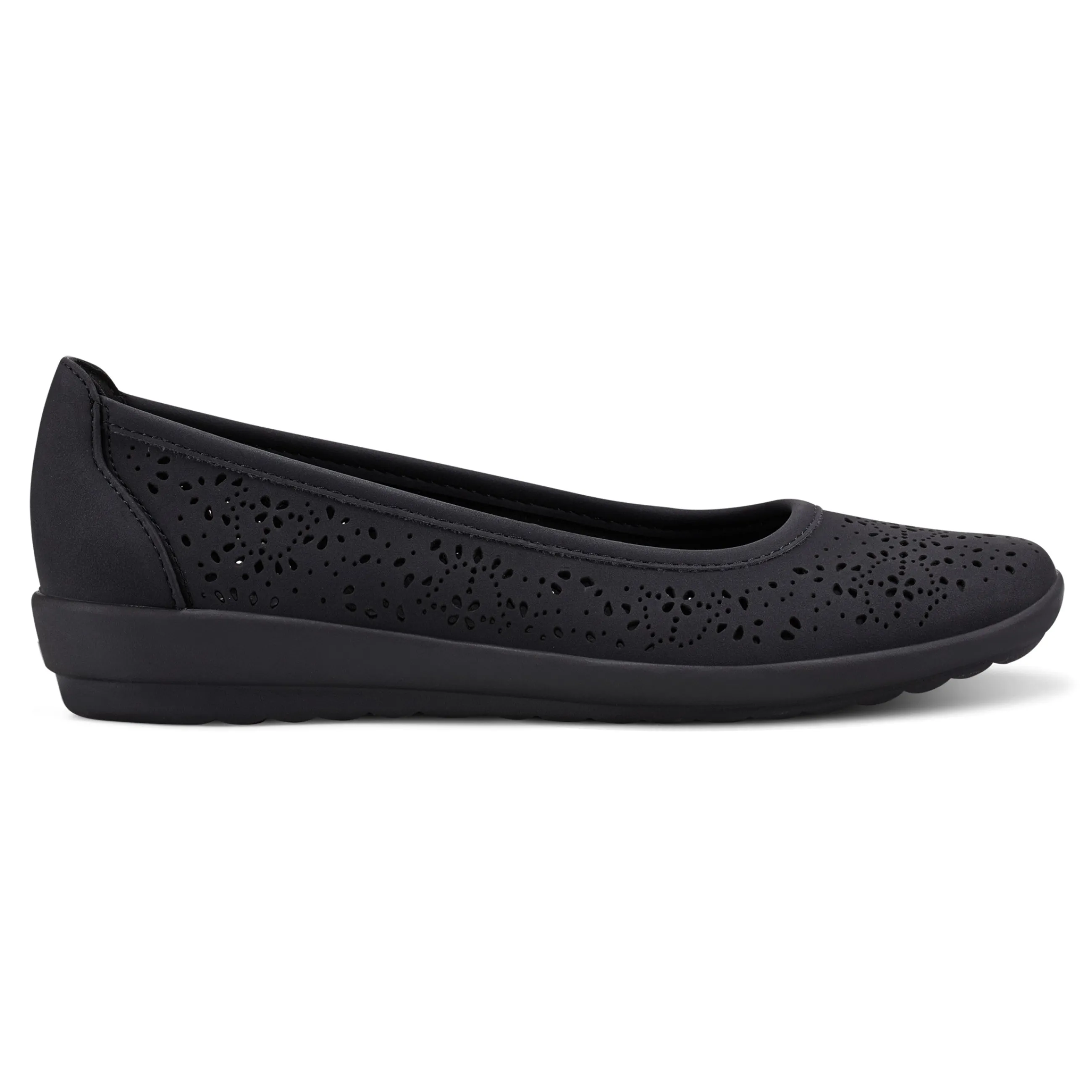 Hot Easy Spirit Alessia Ballet Flats Black