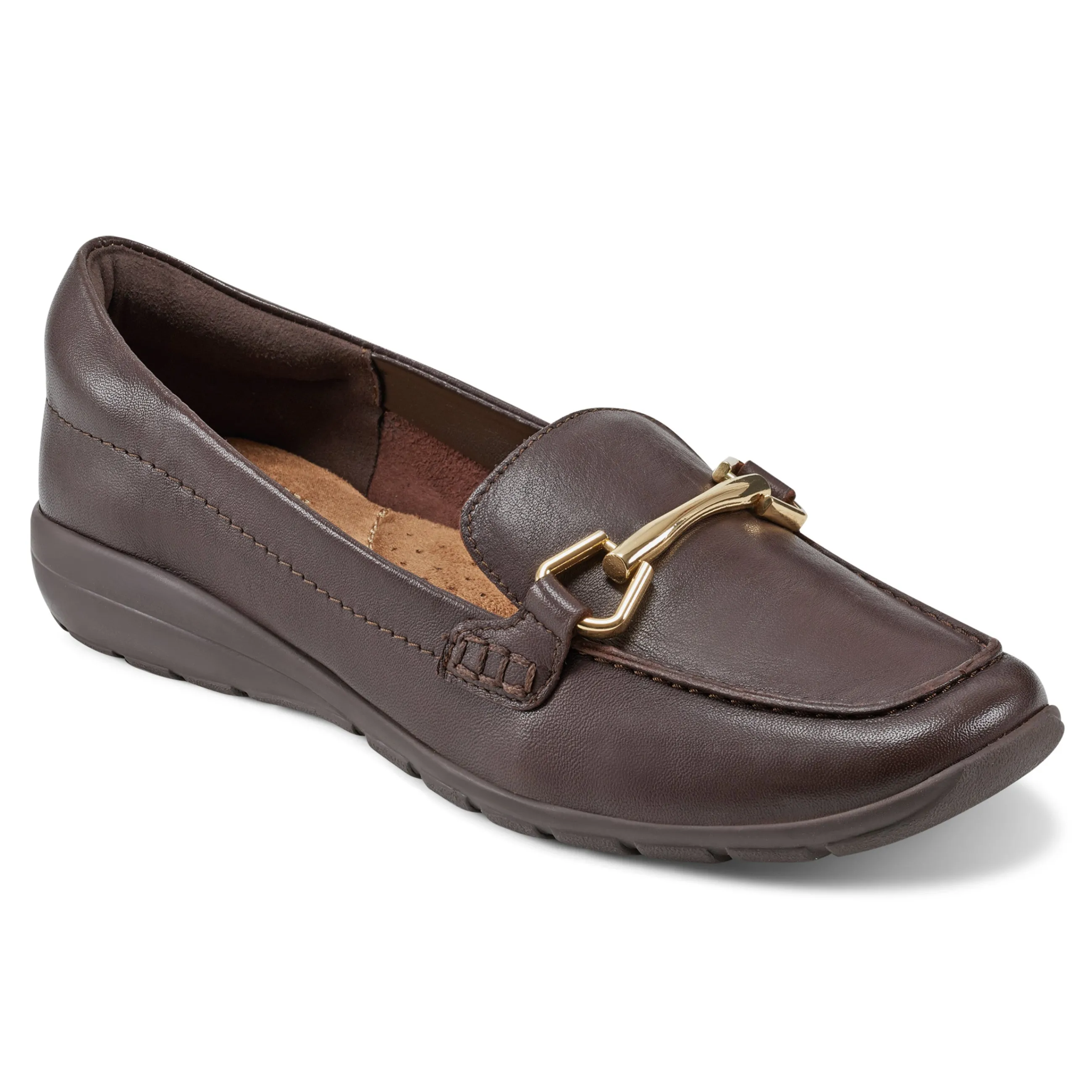 Hot Easy Spirit Amalie Casual Loafers DarkBrownLeather