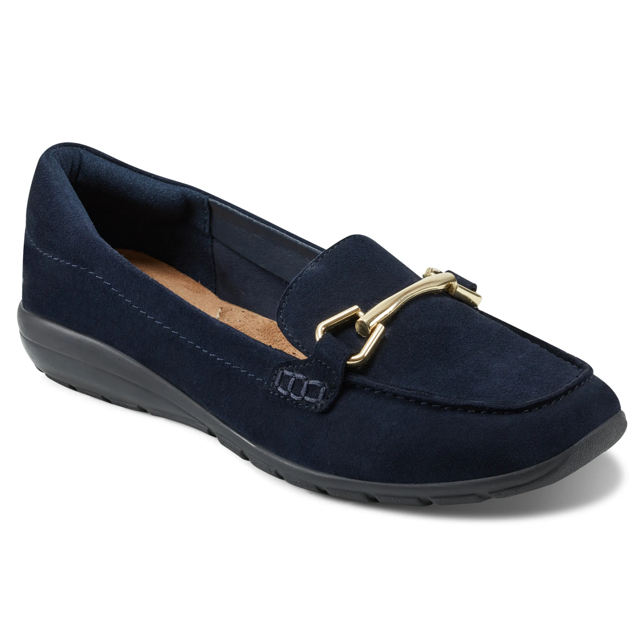 Cheap Easy Spirit Amalie Casual Loafers DarkBlueSuede