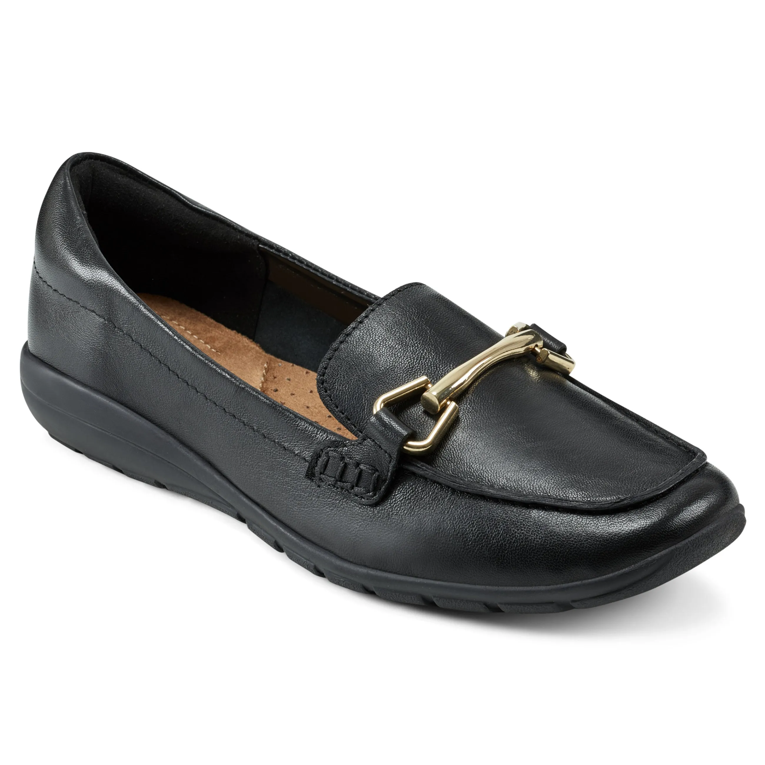 Fashion Easy Spirit Amalie Casual Loafers BlackLeather