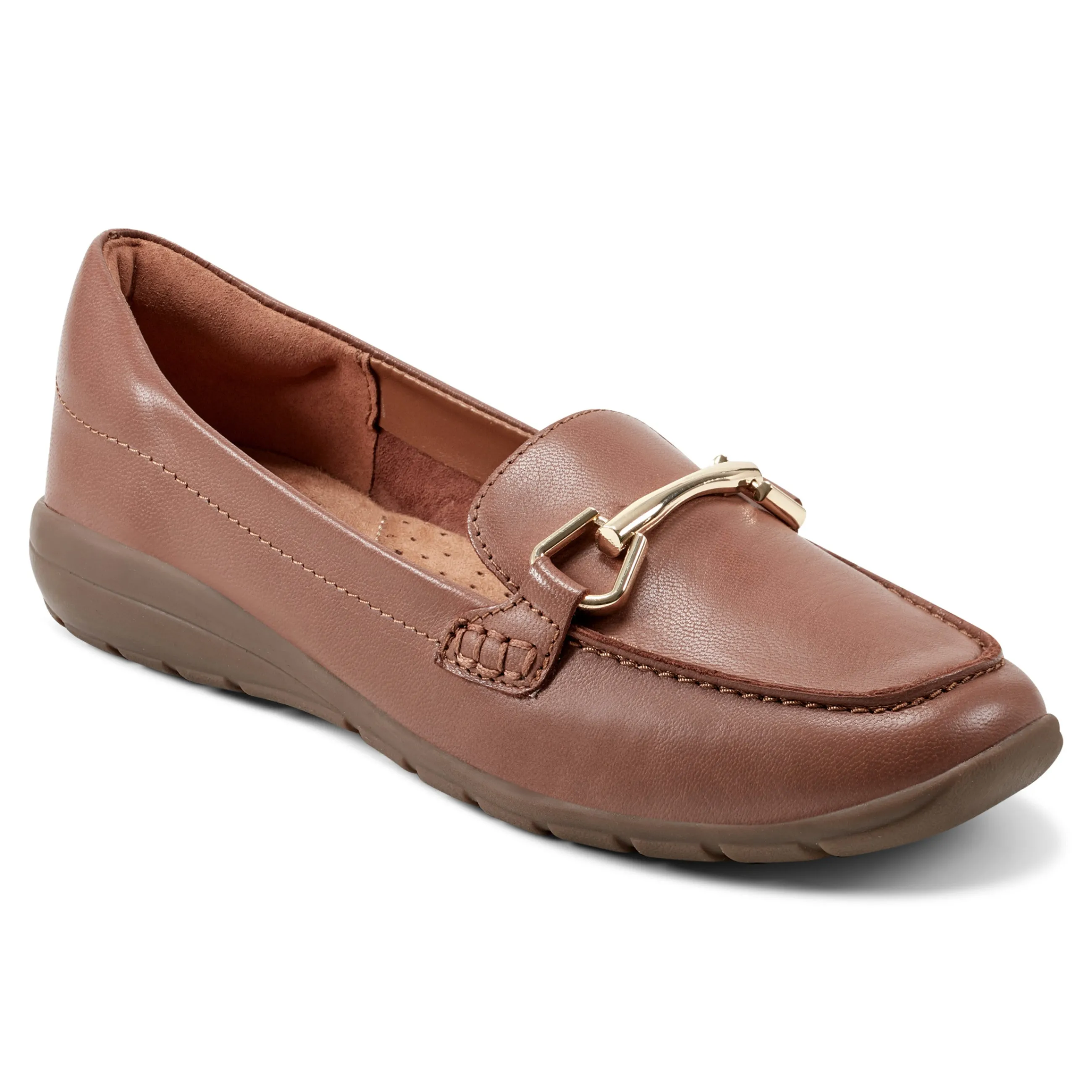 Fashion Easy Spirit Amalie Casual Loafers MediumBrownLeather