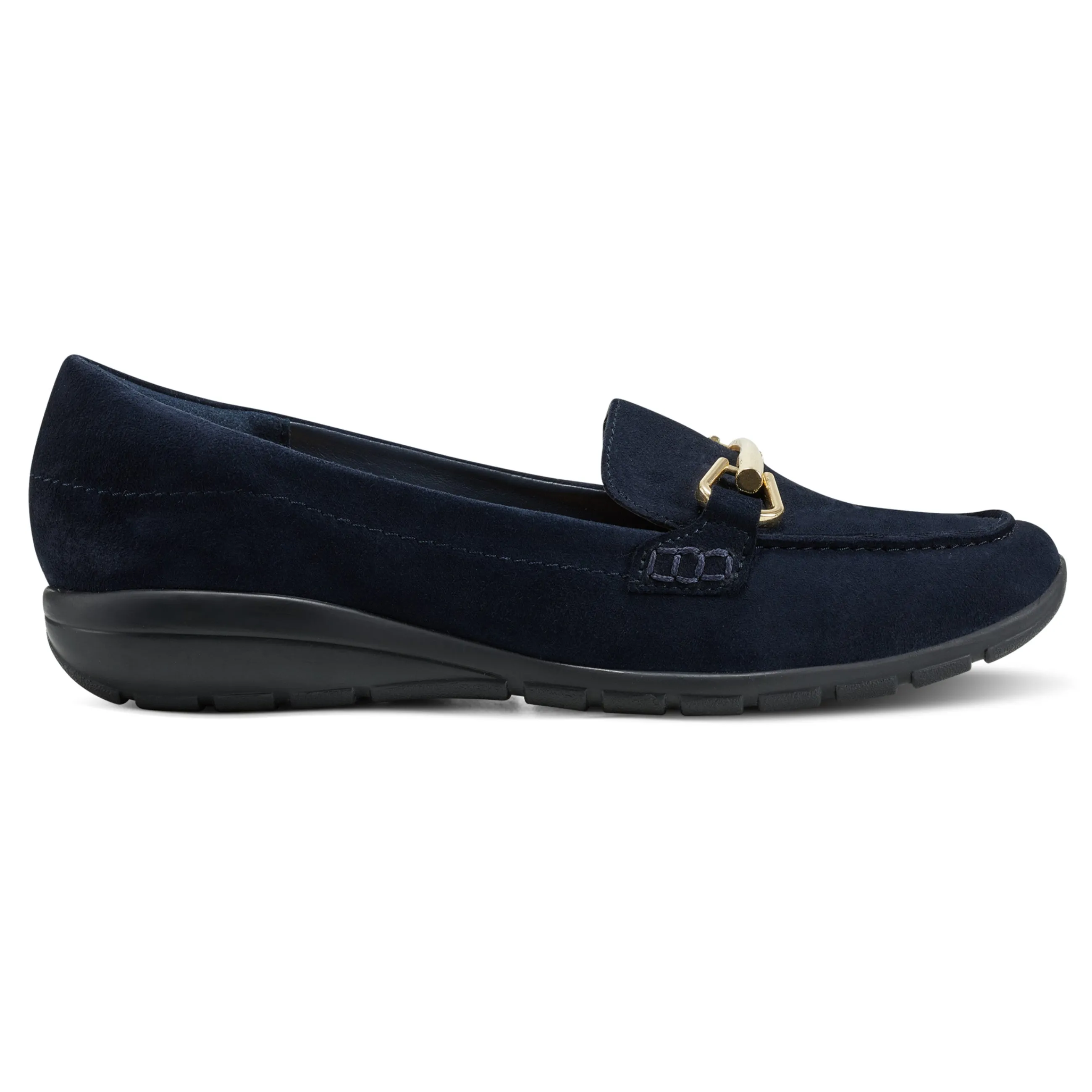 Cheap Easy Spirit Amalie Casual Loafers DarkBlueSuede