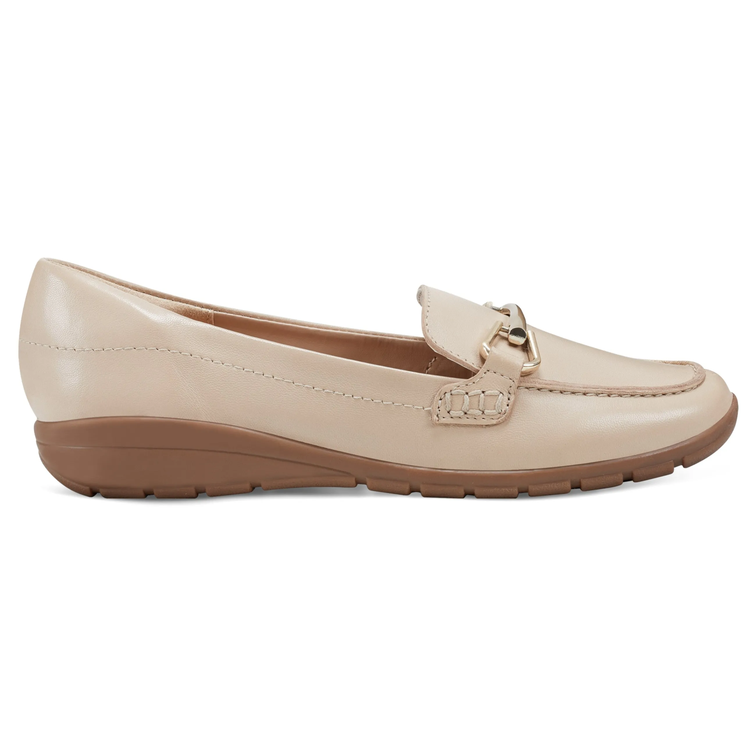 New Easy Spirit Amalie Casual Loafers NaturalLeather