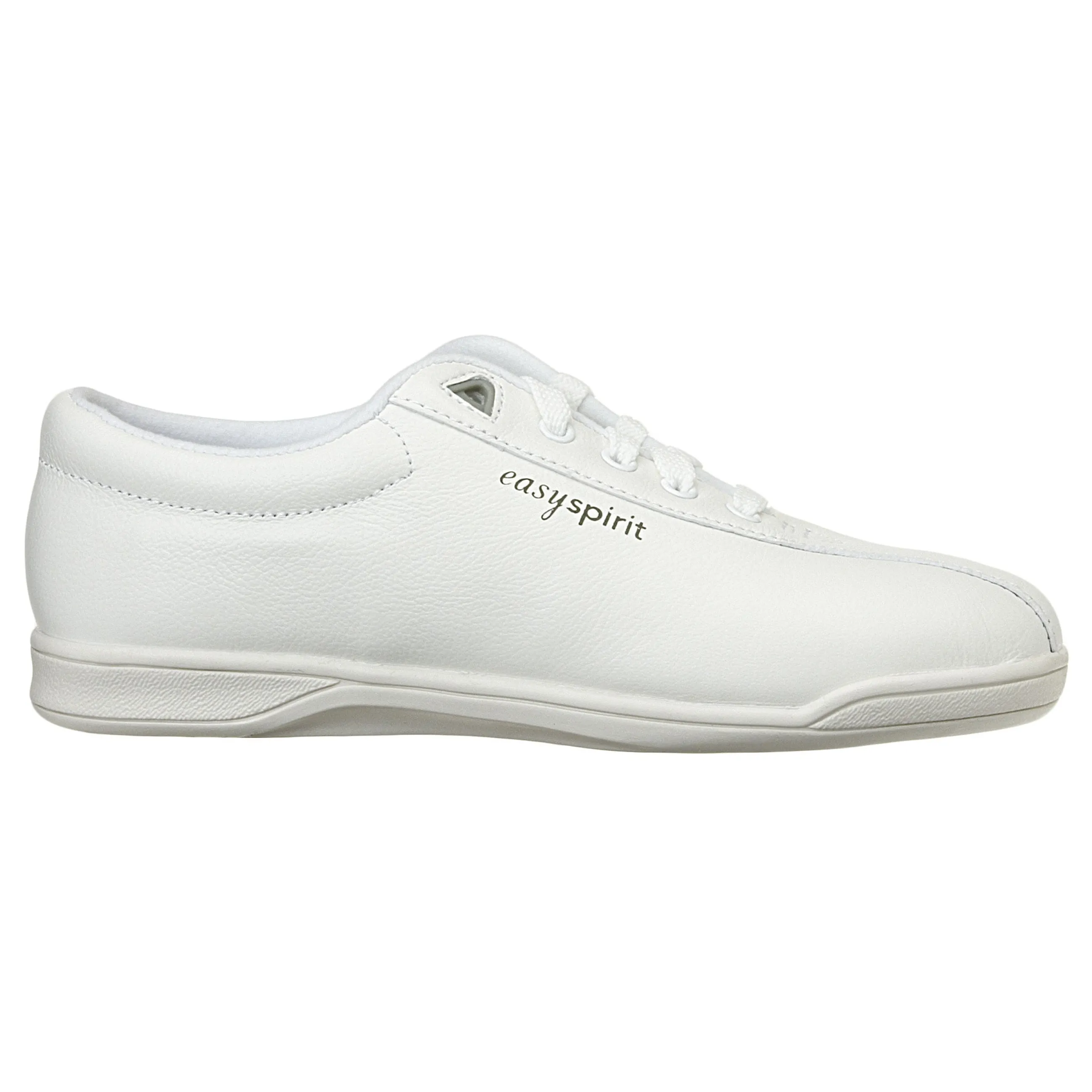 Discount Easy Spirit AP1 Leather Walking Shoes WhiteLeather