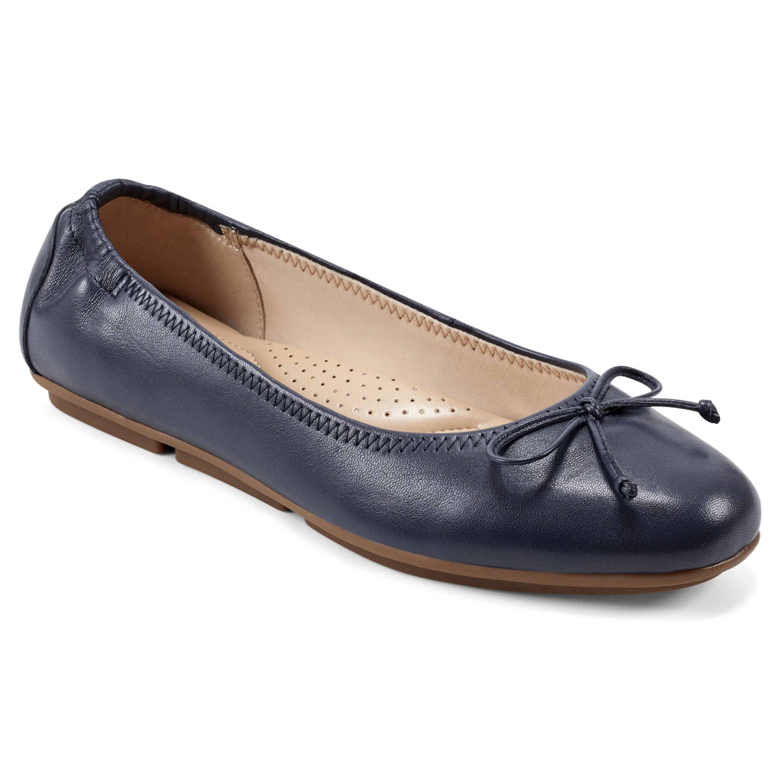 Store Easy Spirit Baily Ballet Flats NavyLeather