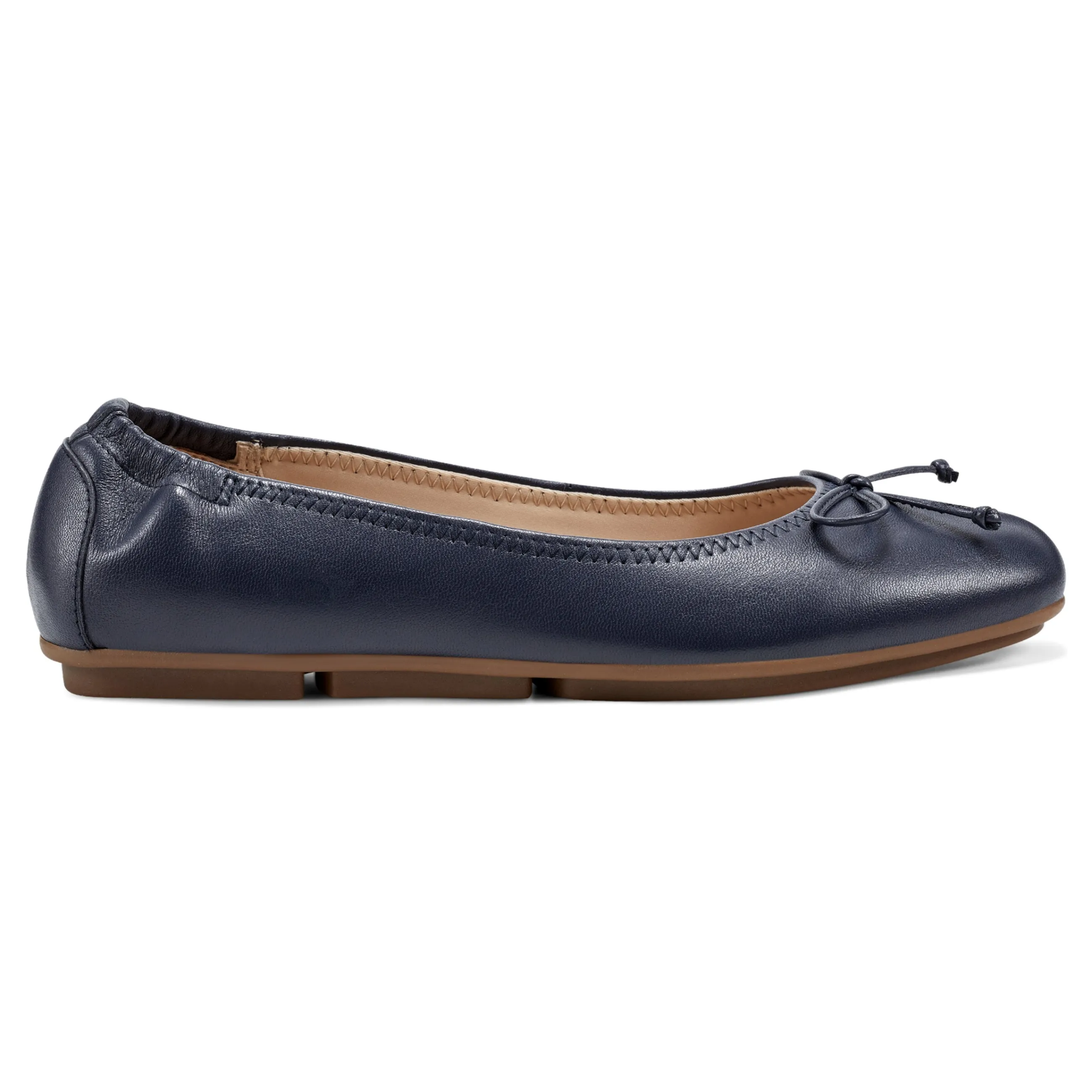 Store Easy Spirit Baily Ballet Flats NavyLeather