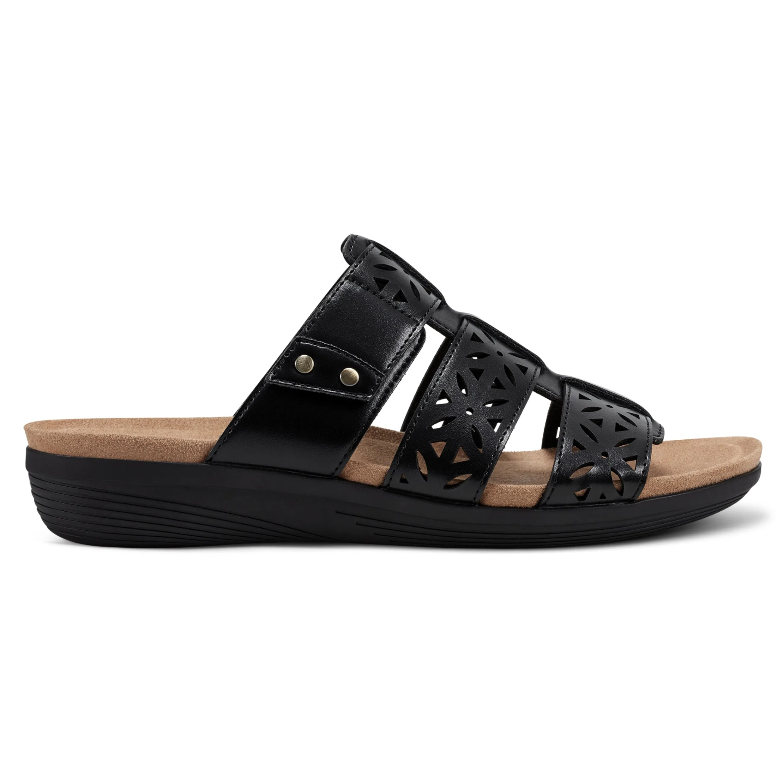 Flash Sale Easy Spirit Bazel Slide Sandals Black