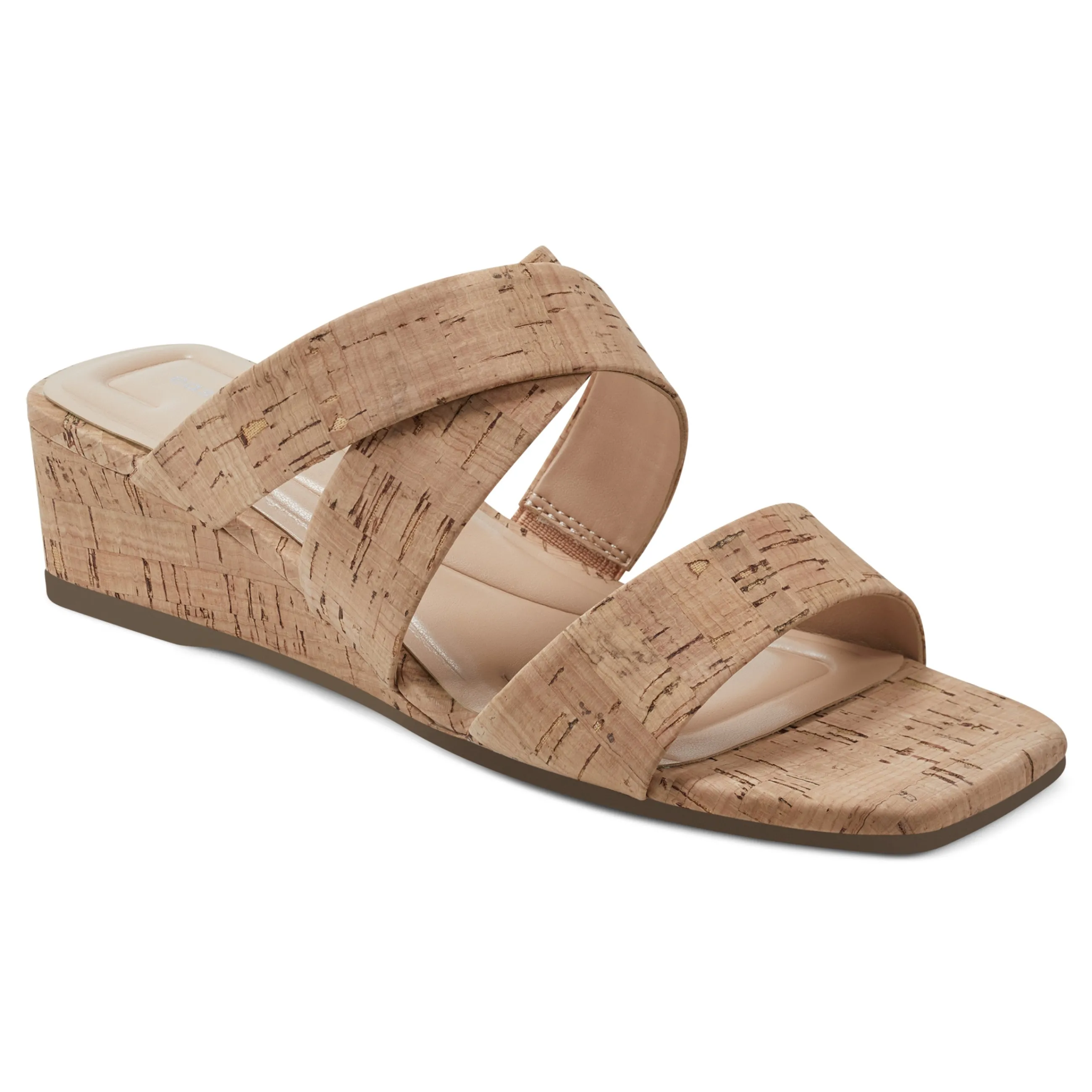 Fashion Easy Spirit Becky Wedge Sandals NaturalCork