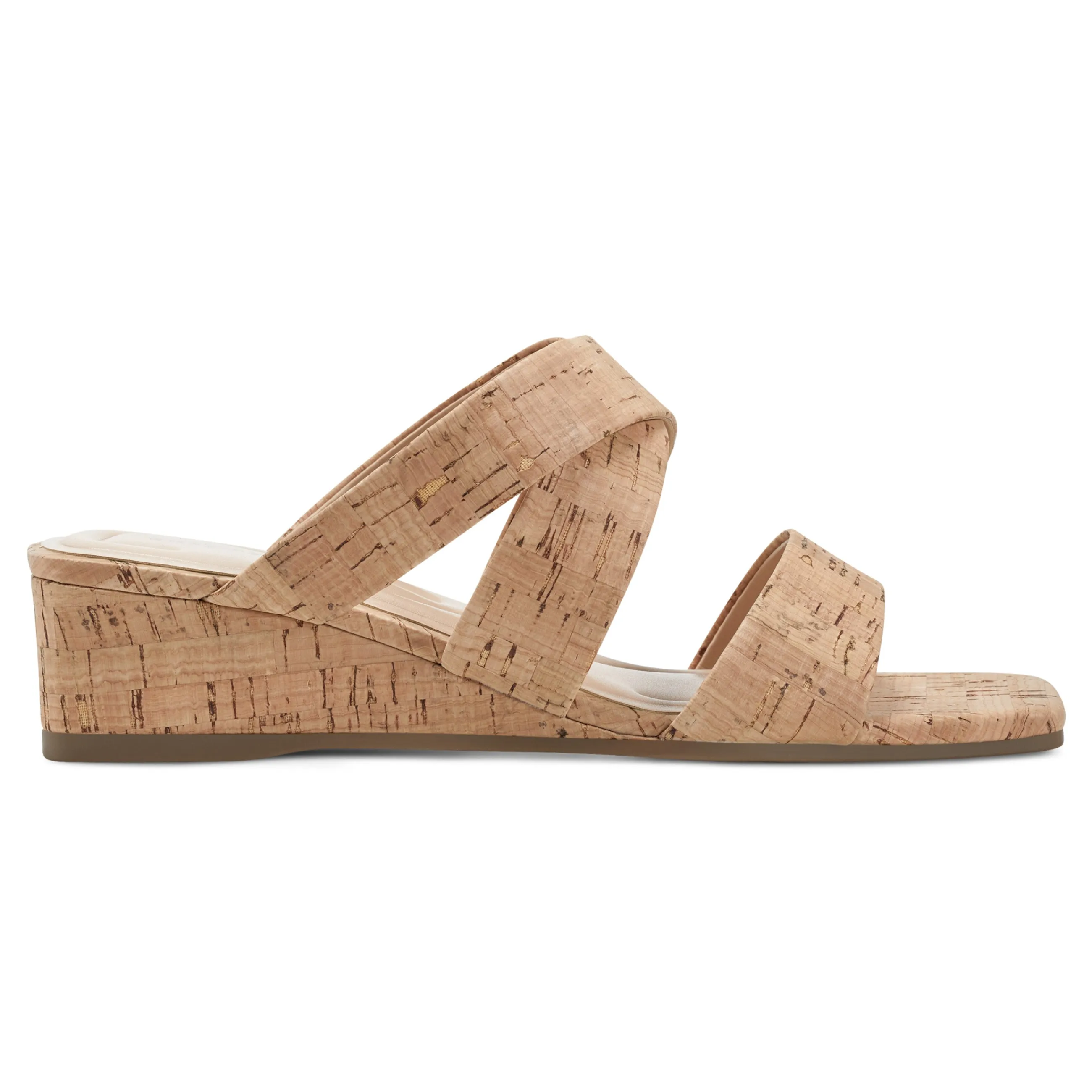 Fashion Easy Spirit Becky Wedge Sandals NaturalCork