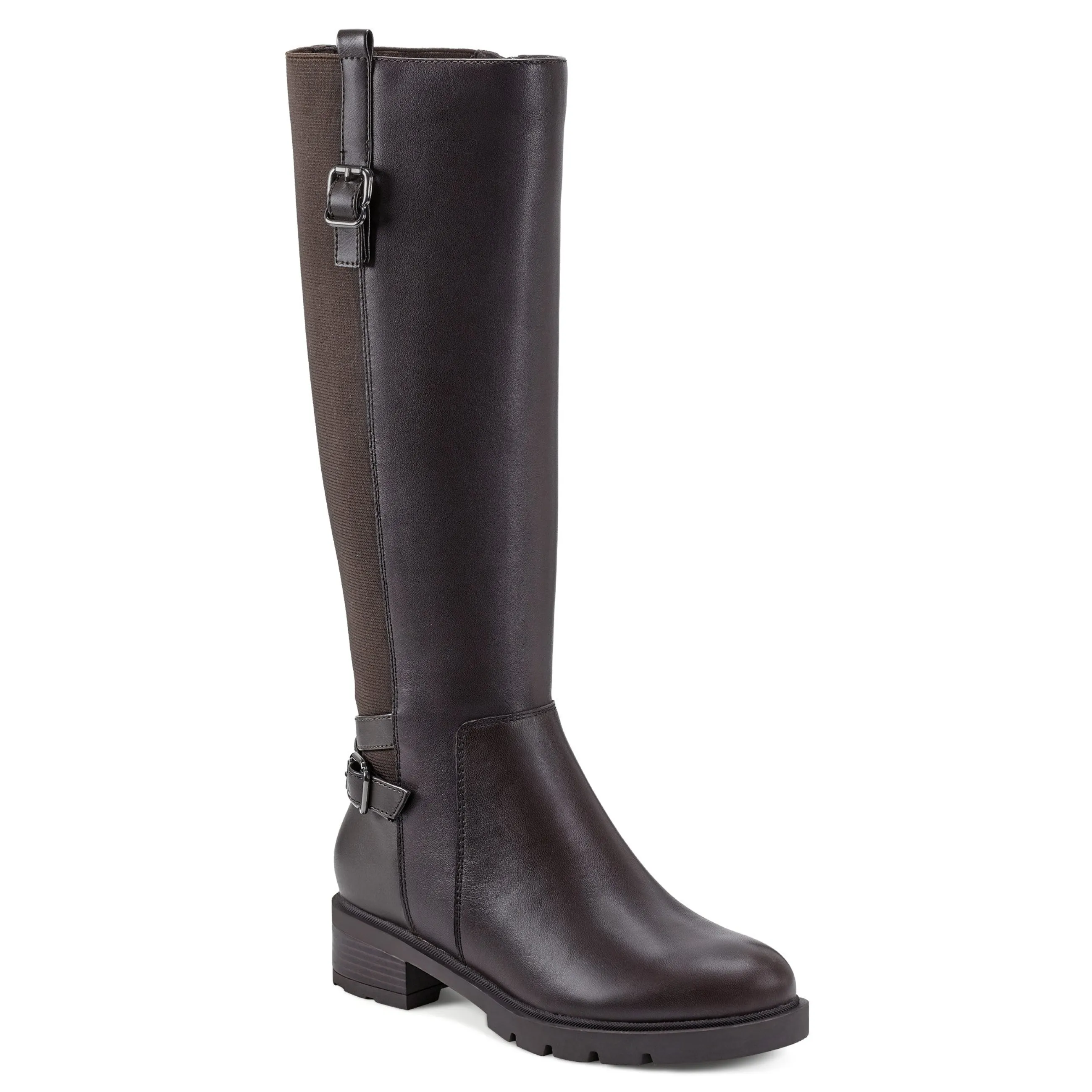 Best Easy Spirit Bianca Tall Boots BrownLeather