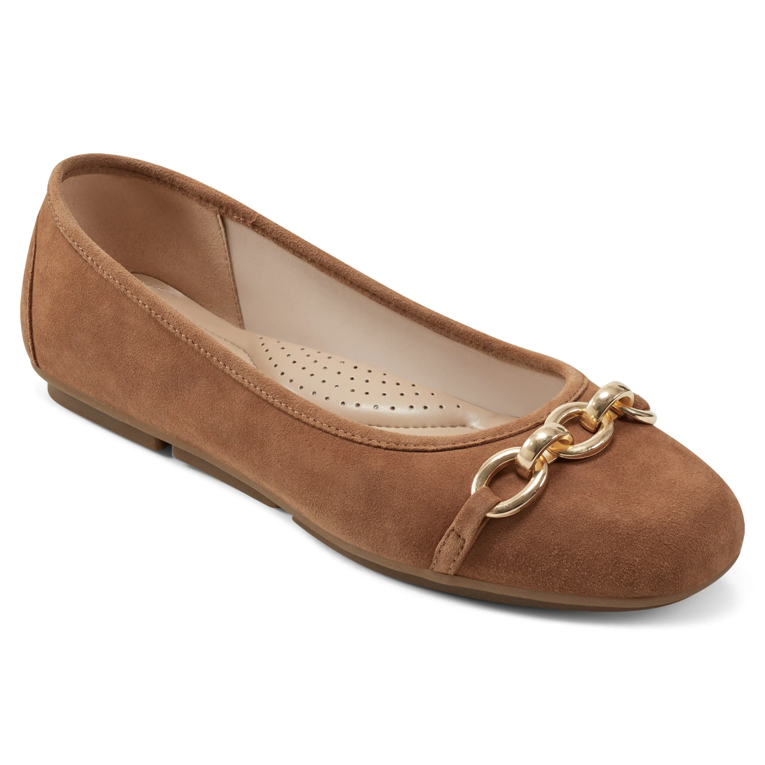 Flash Sale Easy Spirit Brandi Ballet Flats BrownSuede