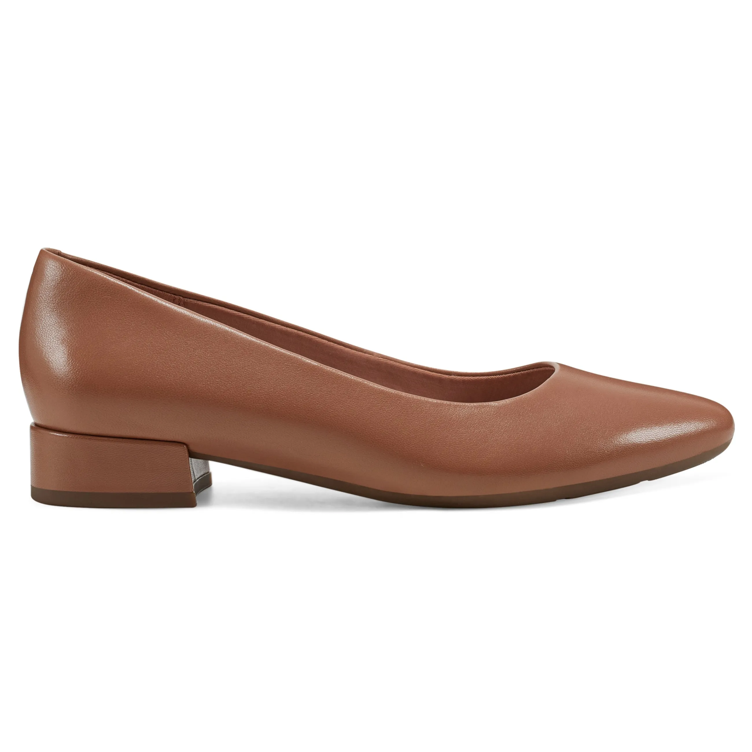 Online Easy Spirit Caldise Low Heel Dress Shoes BrownLeather