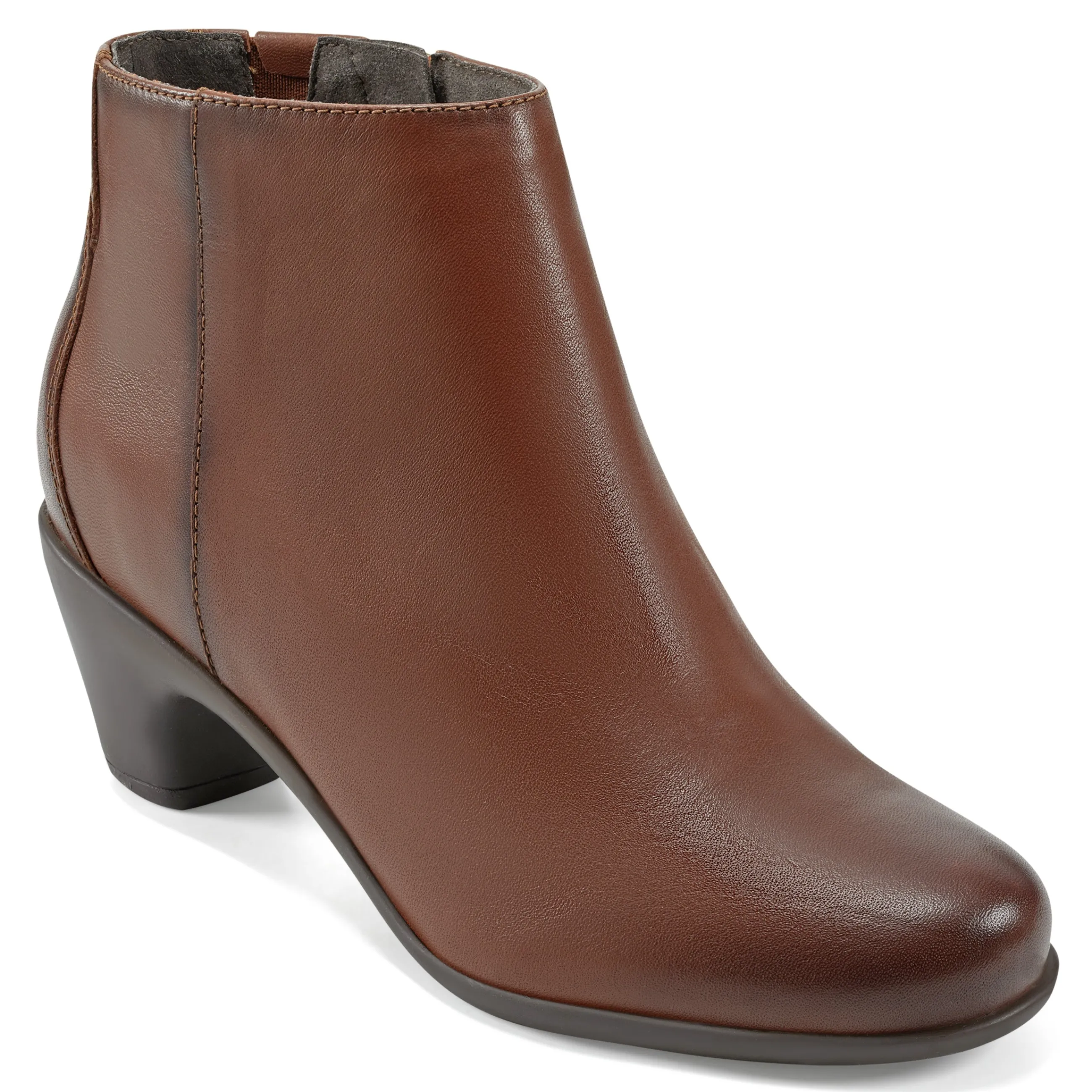 New Easy Spirit Camira Casual Booties BrownLeather