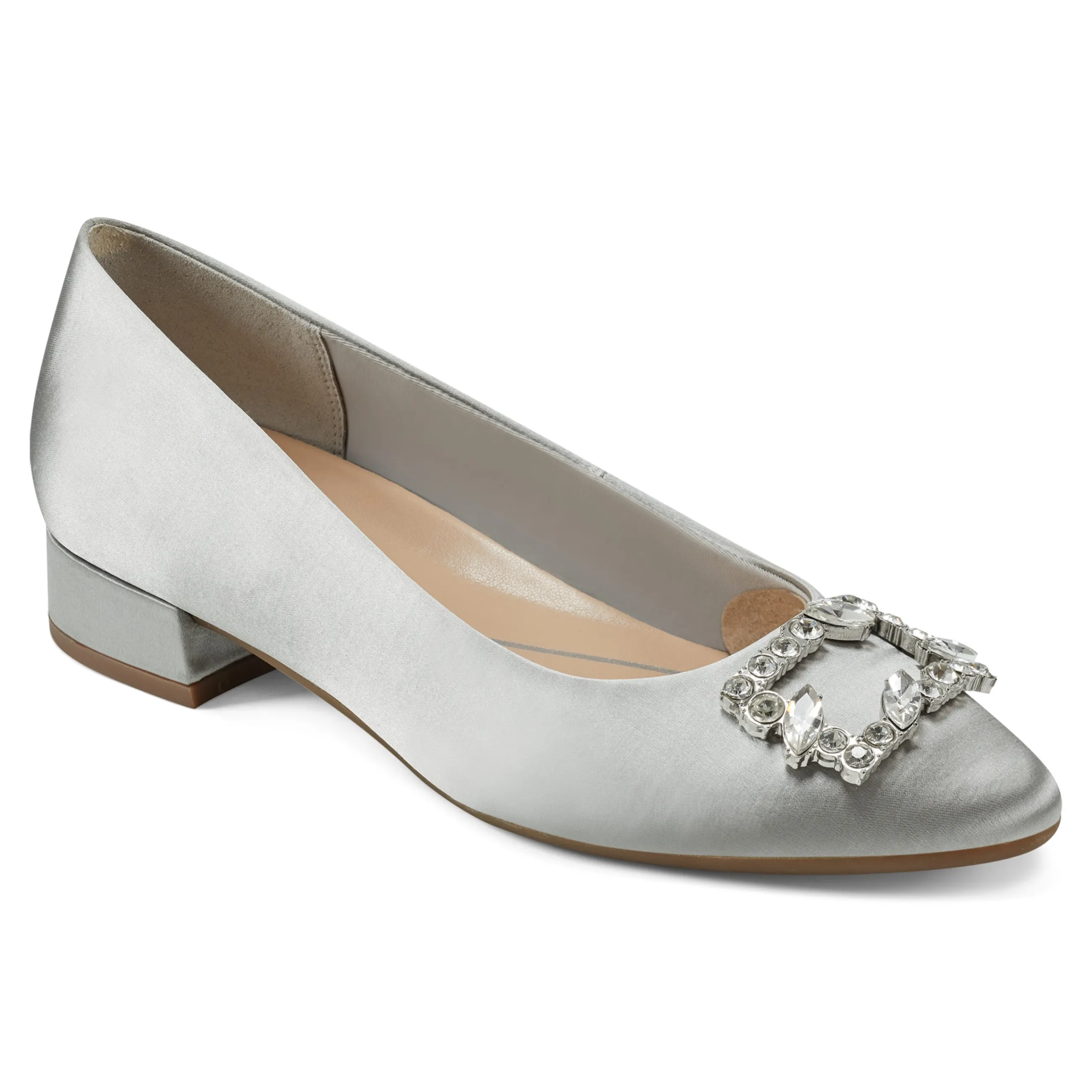 Sale Easy Spirit Carisma Dress Pumps SilverSatin