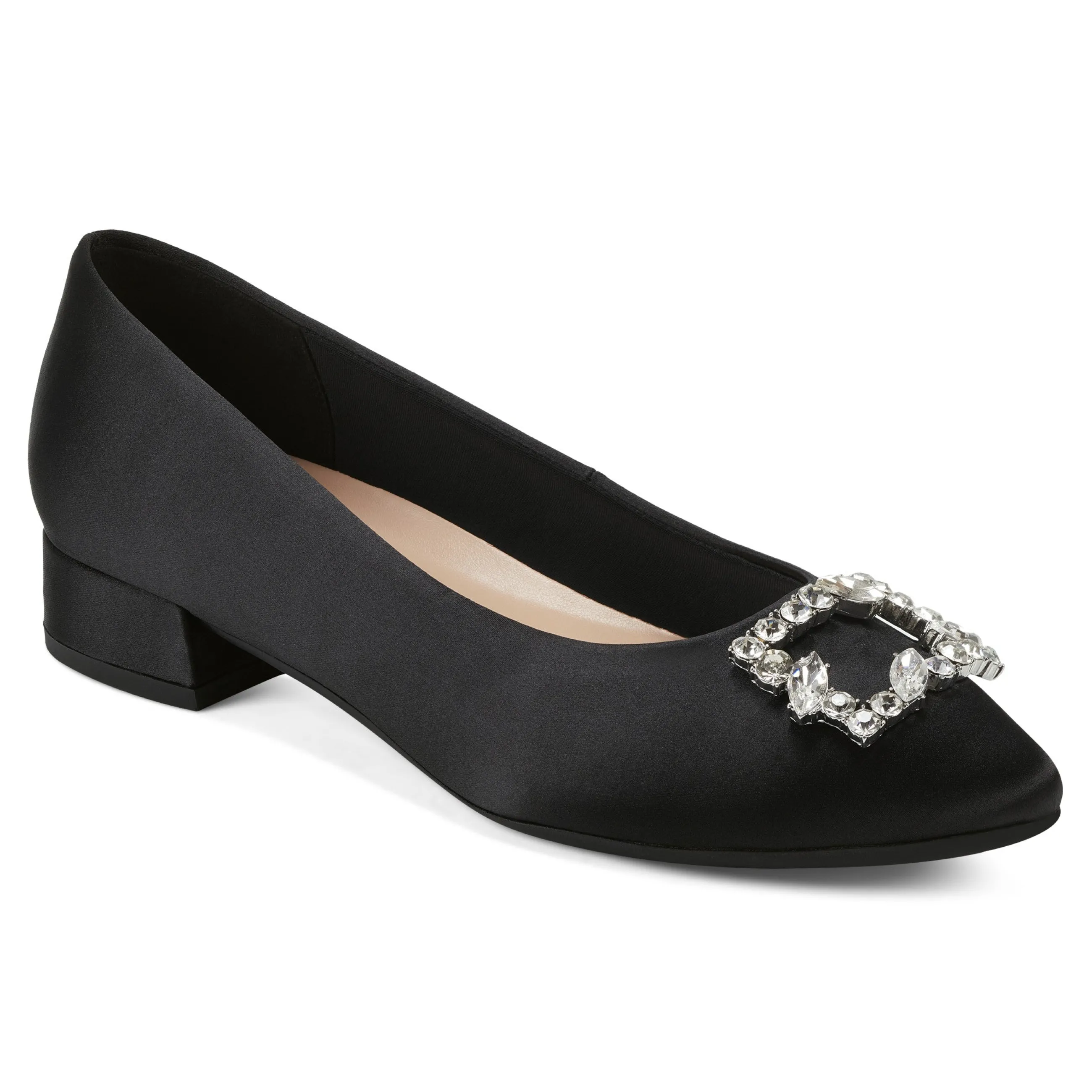 Clearance Easy Spirit Carisma Dress Pumps BlackSatin