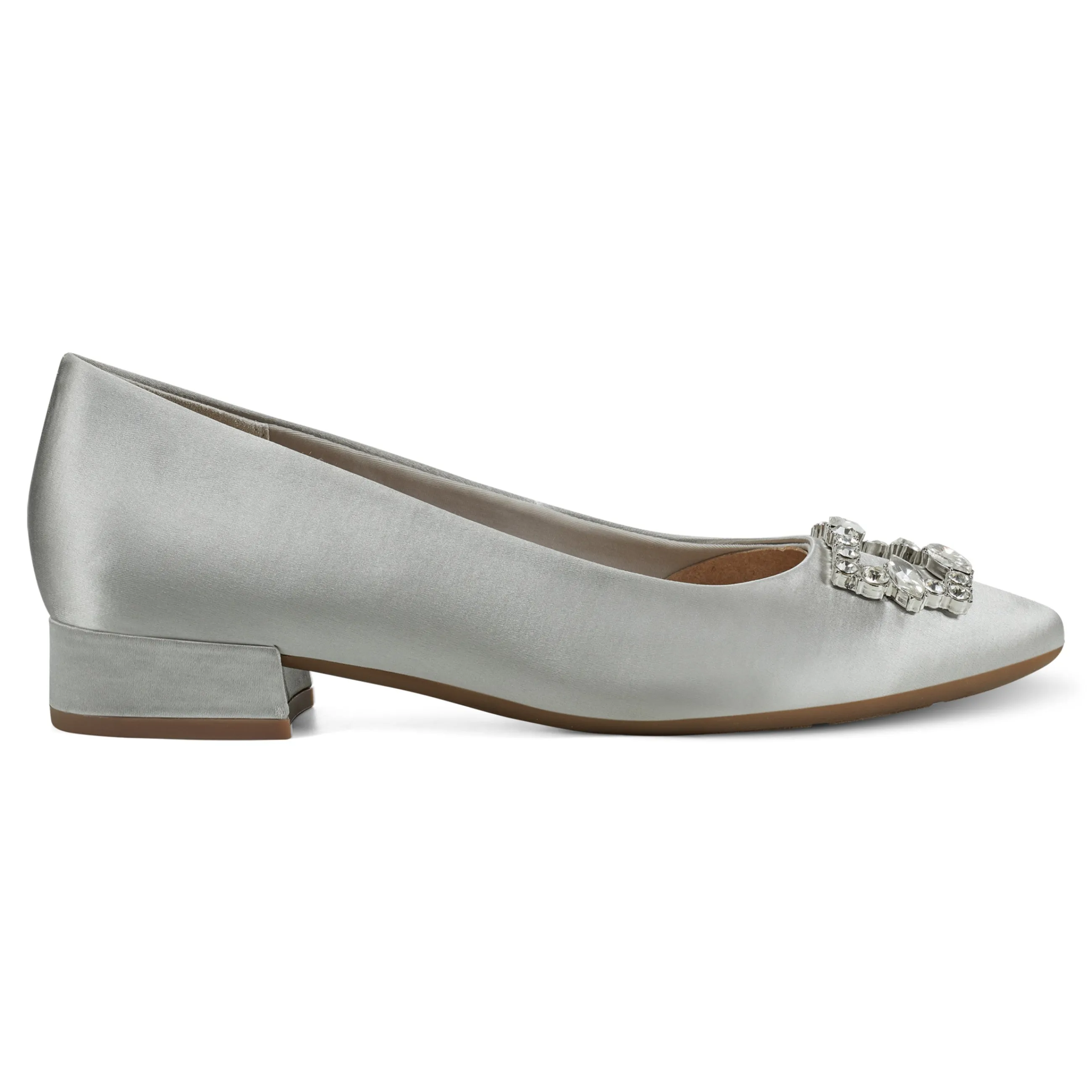 Sale Easy Spirit Carisma Dress Pumps SilverSatin