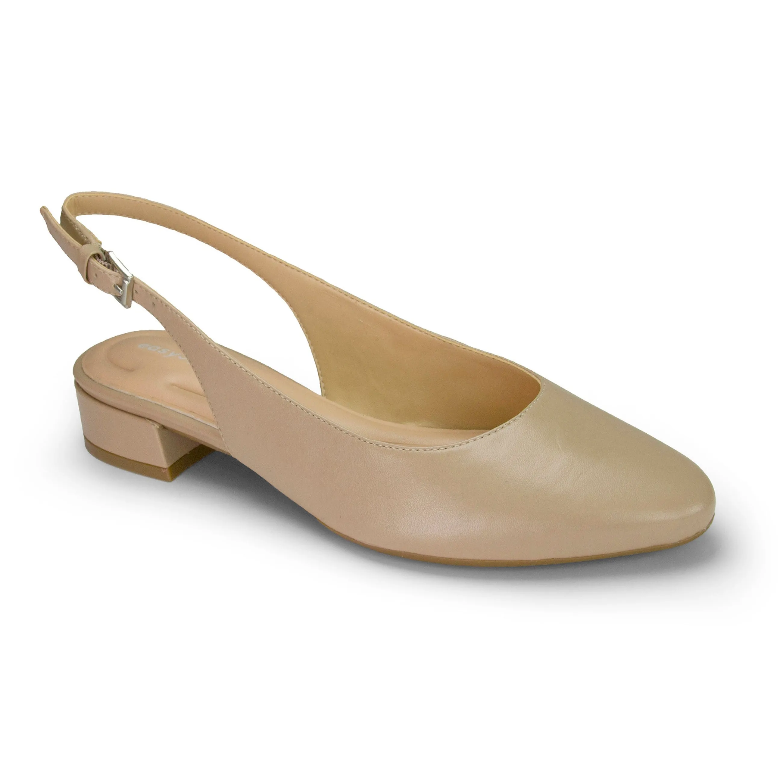 Hot Easy Spirit Cassius Slingback Pumps NaturalLeather