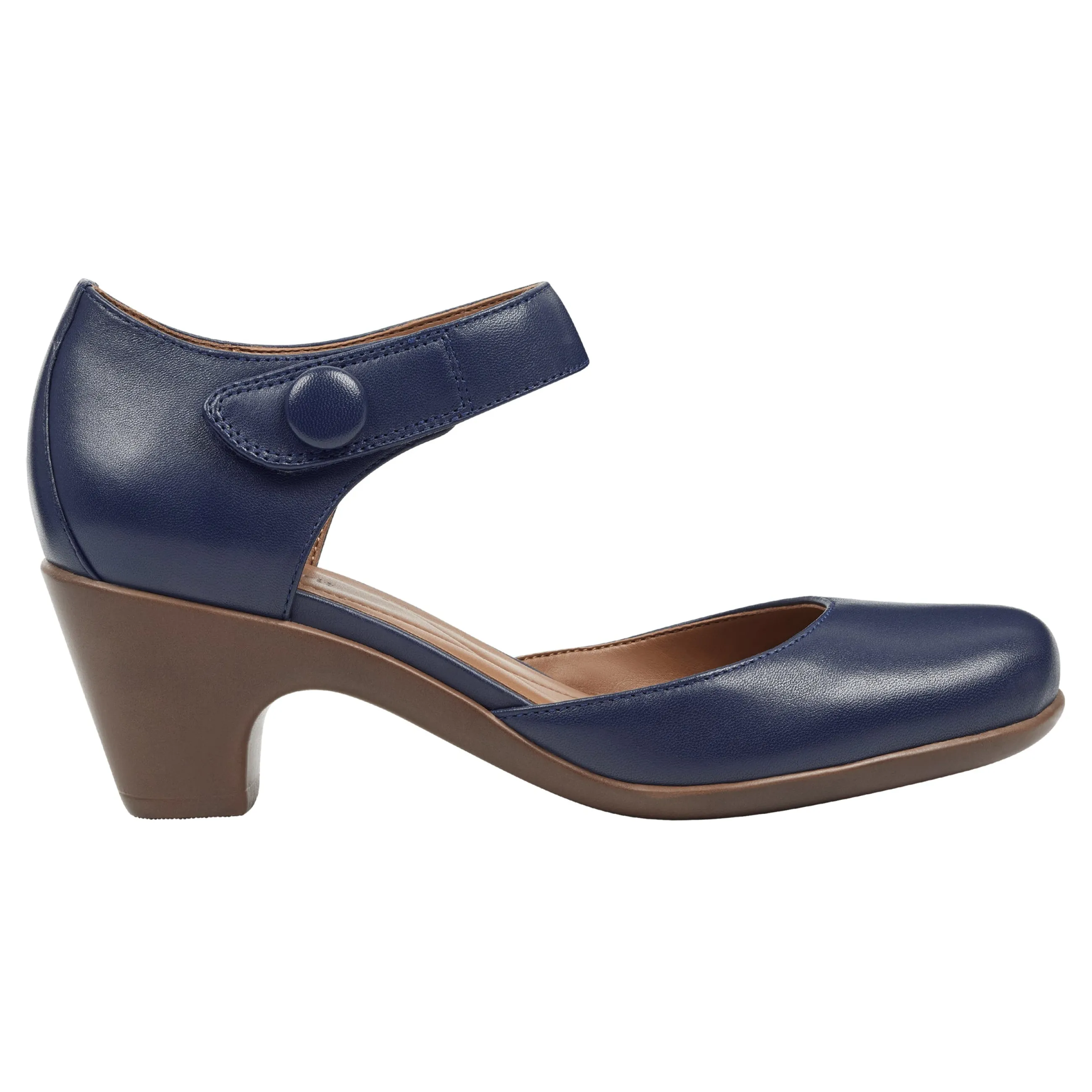 Flash Sale Easy Spirit Clarice Mary Jane Heels NavyLeather