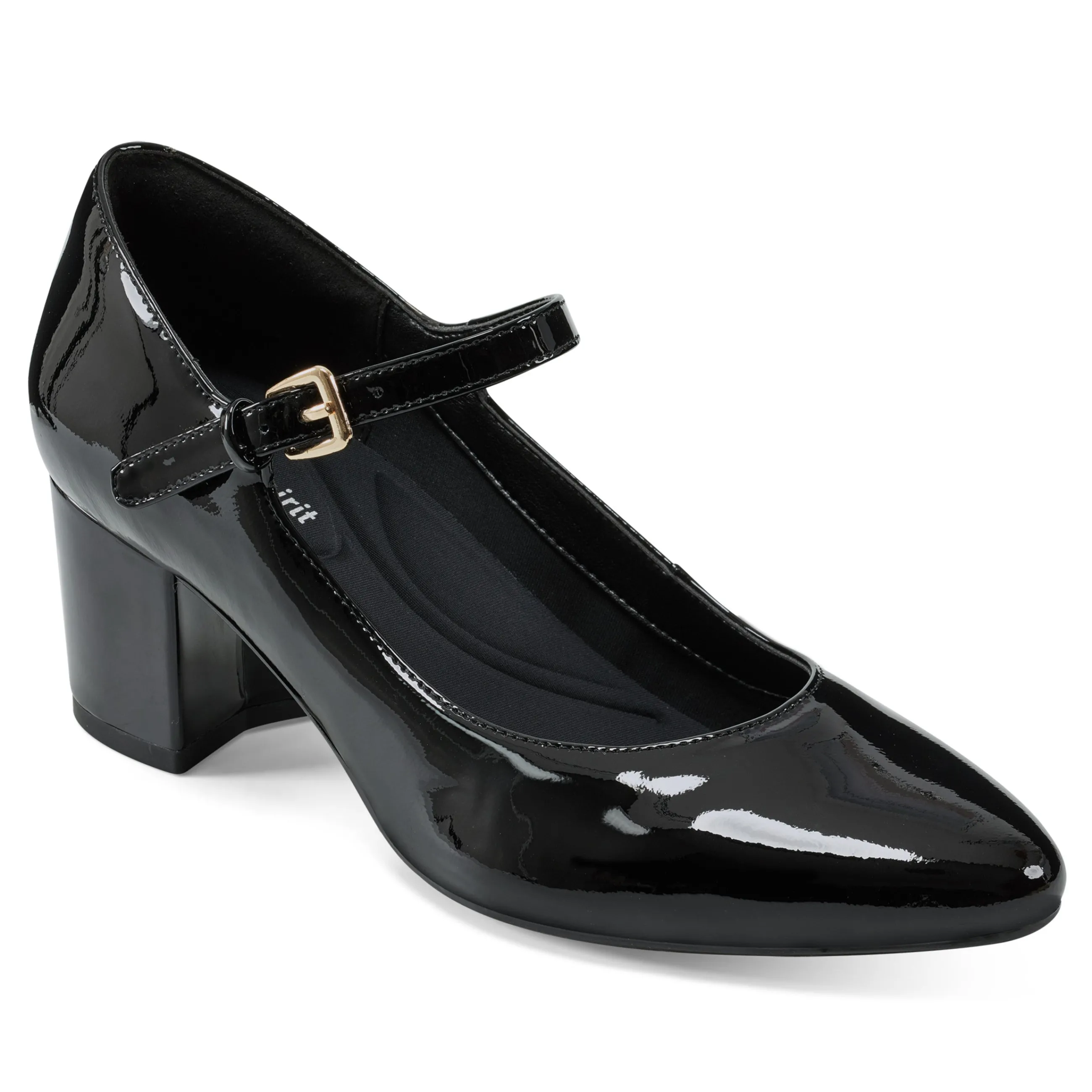 Online Easy Spirit Cyra Mary Jane Dress Pumps BlackPatentLeather