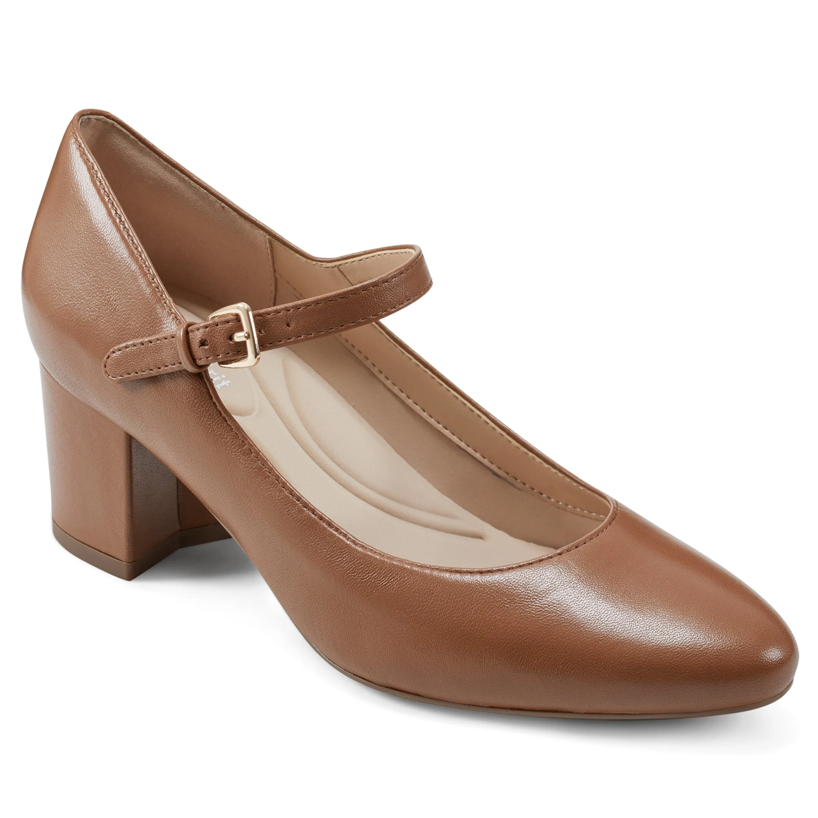 Shop Easy Spirit Cyra Mary Jane Dress Pumps BrownLeather