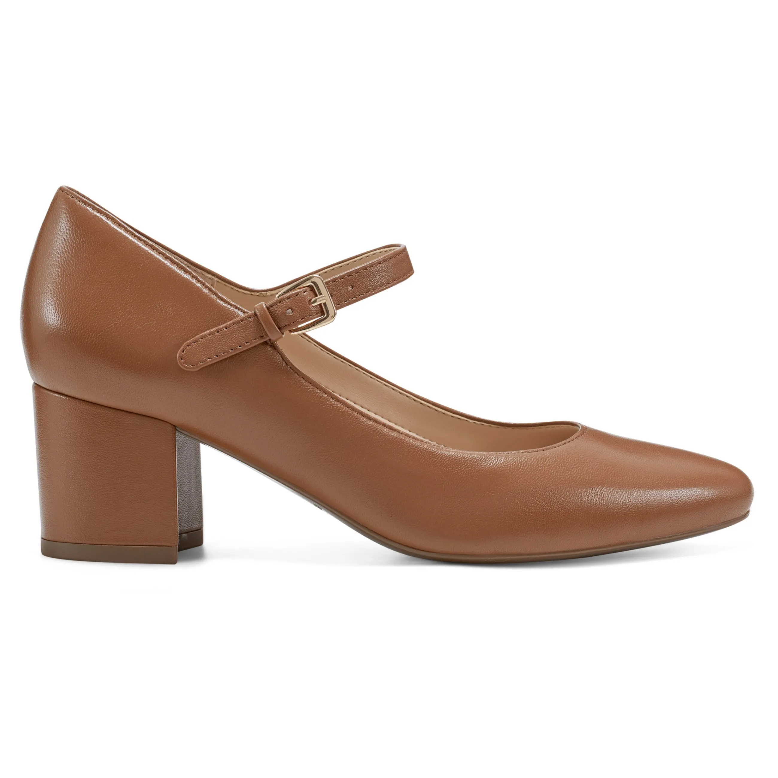 Shop Easy Spirit Cyra Mary Jane Dress Pumps BrownLeather