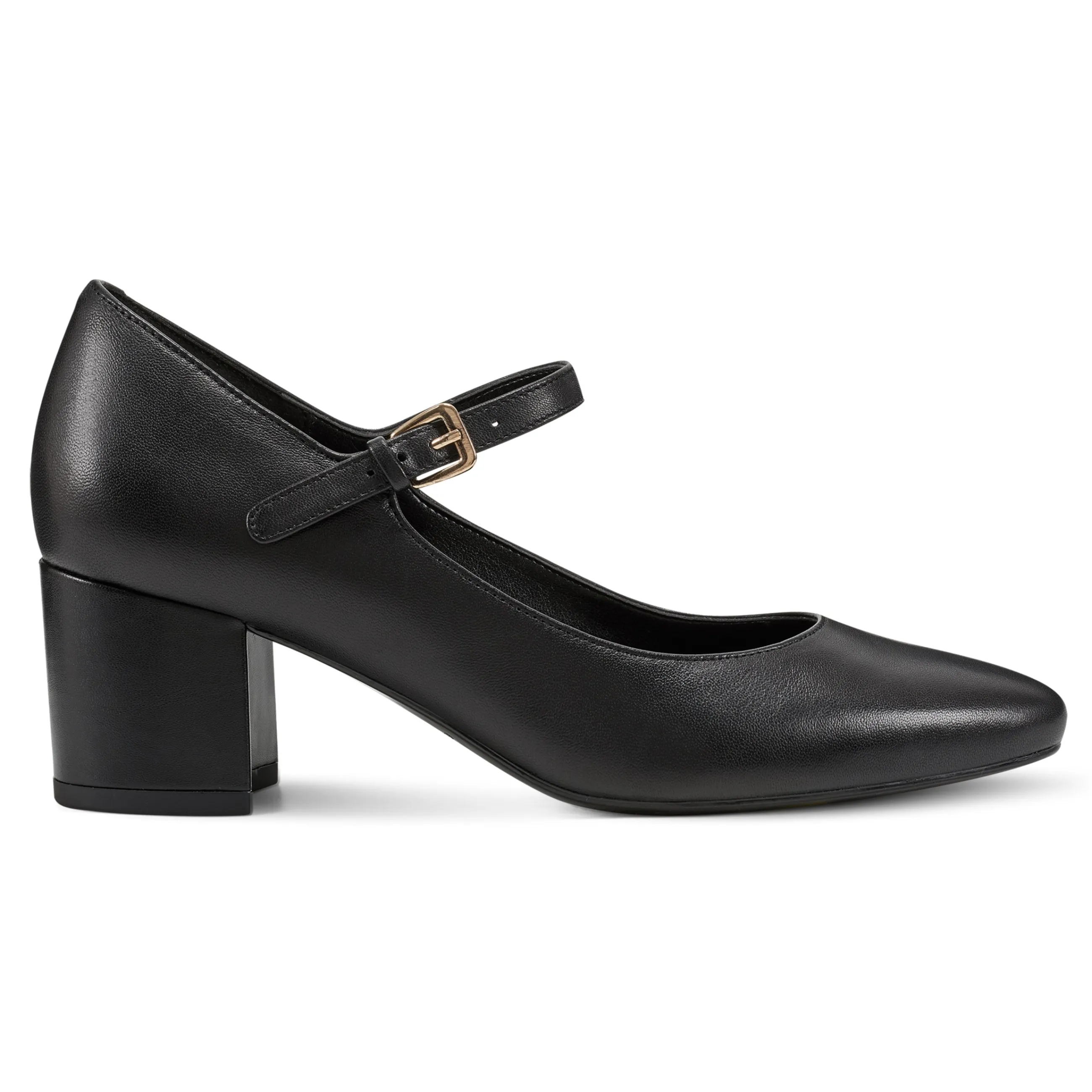 New Easy Spirit Cyra Mary Jane Dress Pumps BlackLeather