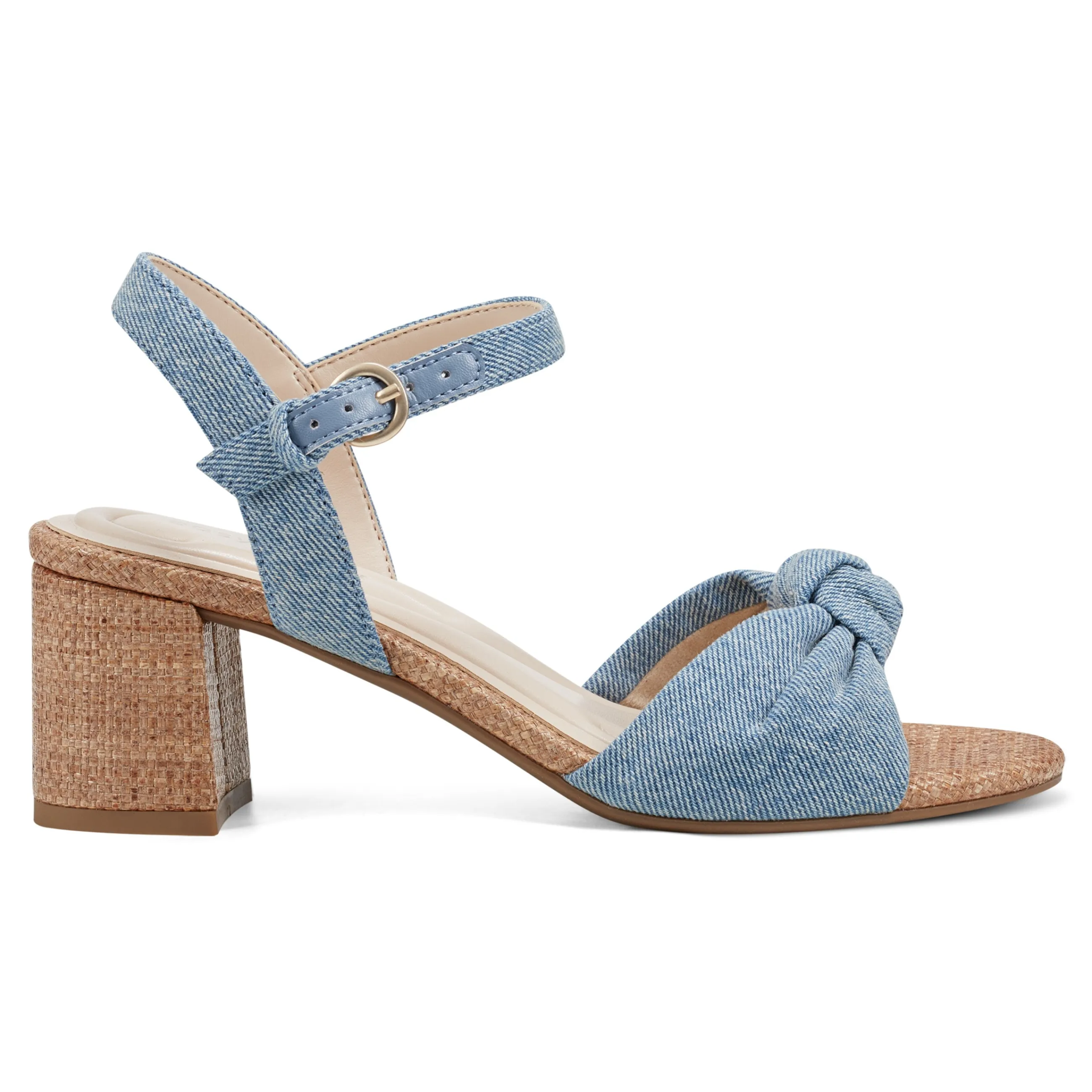 Hot Easy Spirit Danica Heeled Sandals Denim