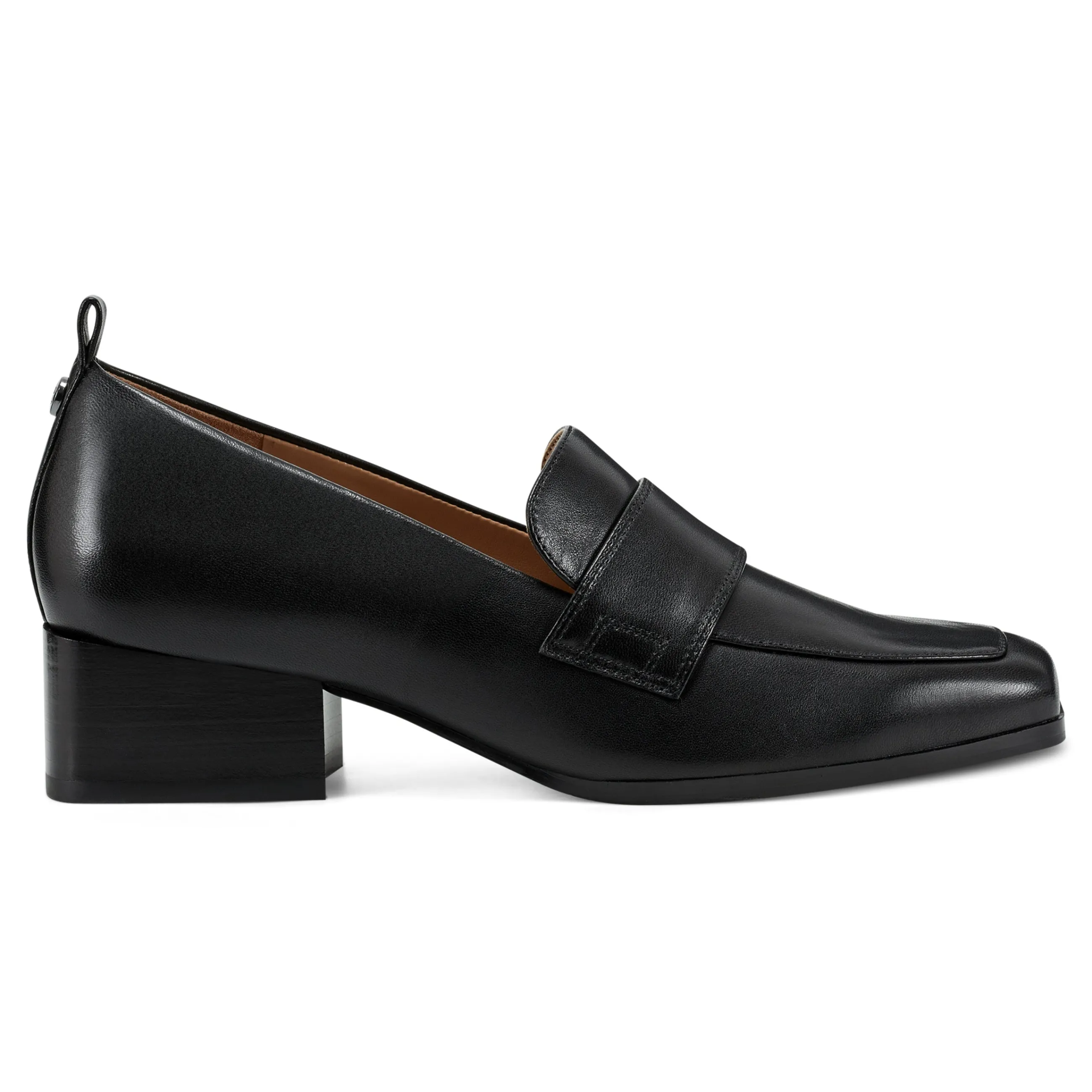 Best Sale Easy Spirit Darlene Dress Loafers BlackLeather