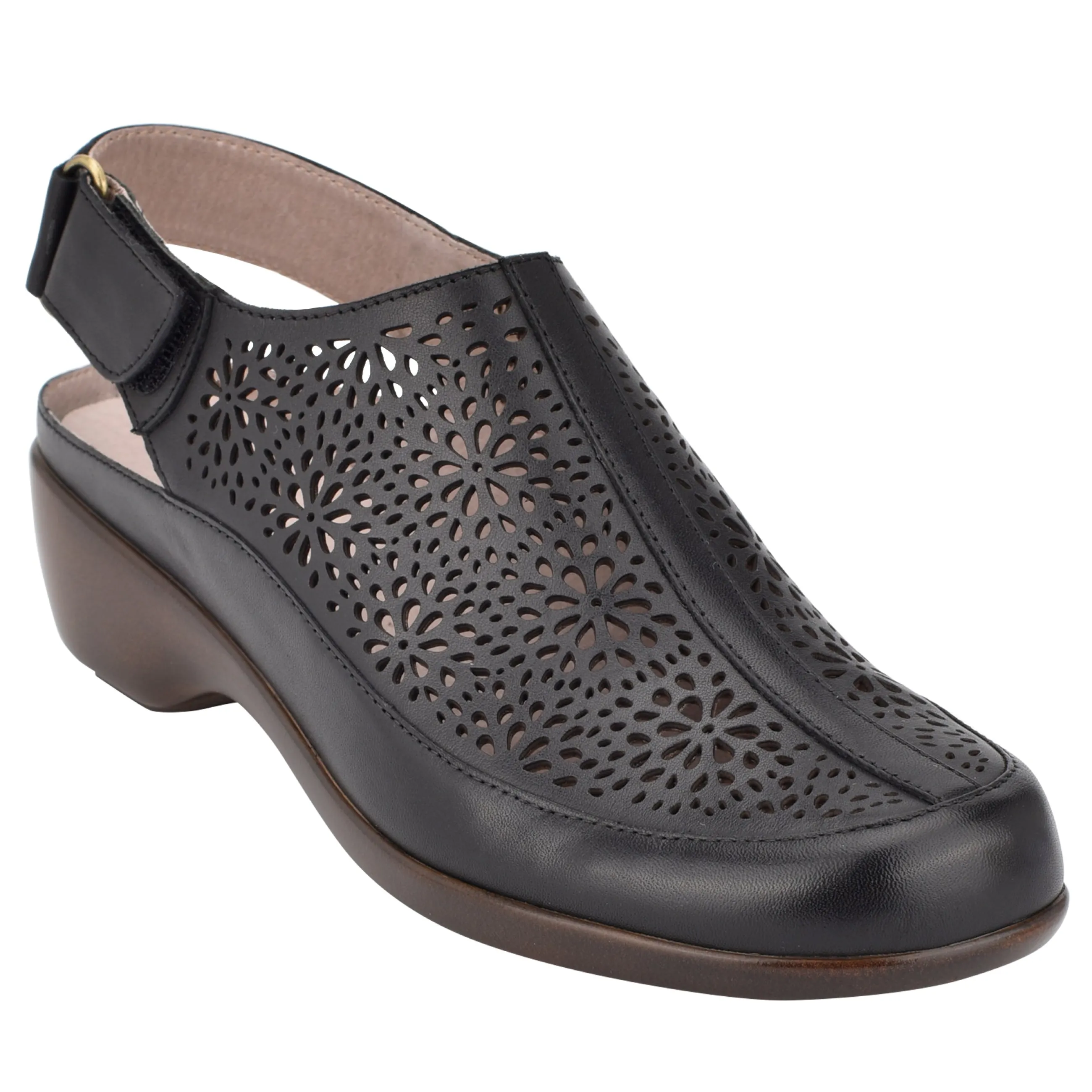 New Easy Spirit Dawn Casual Slingback Shoes BlackLeather