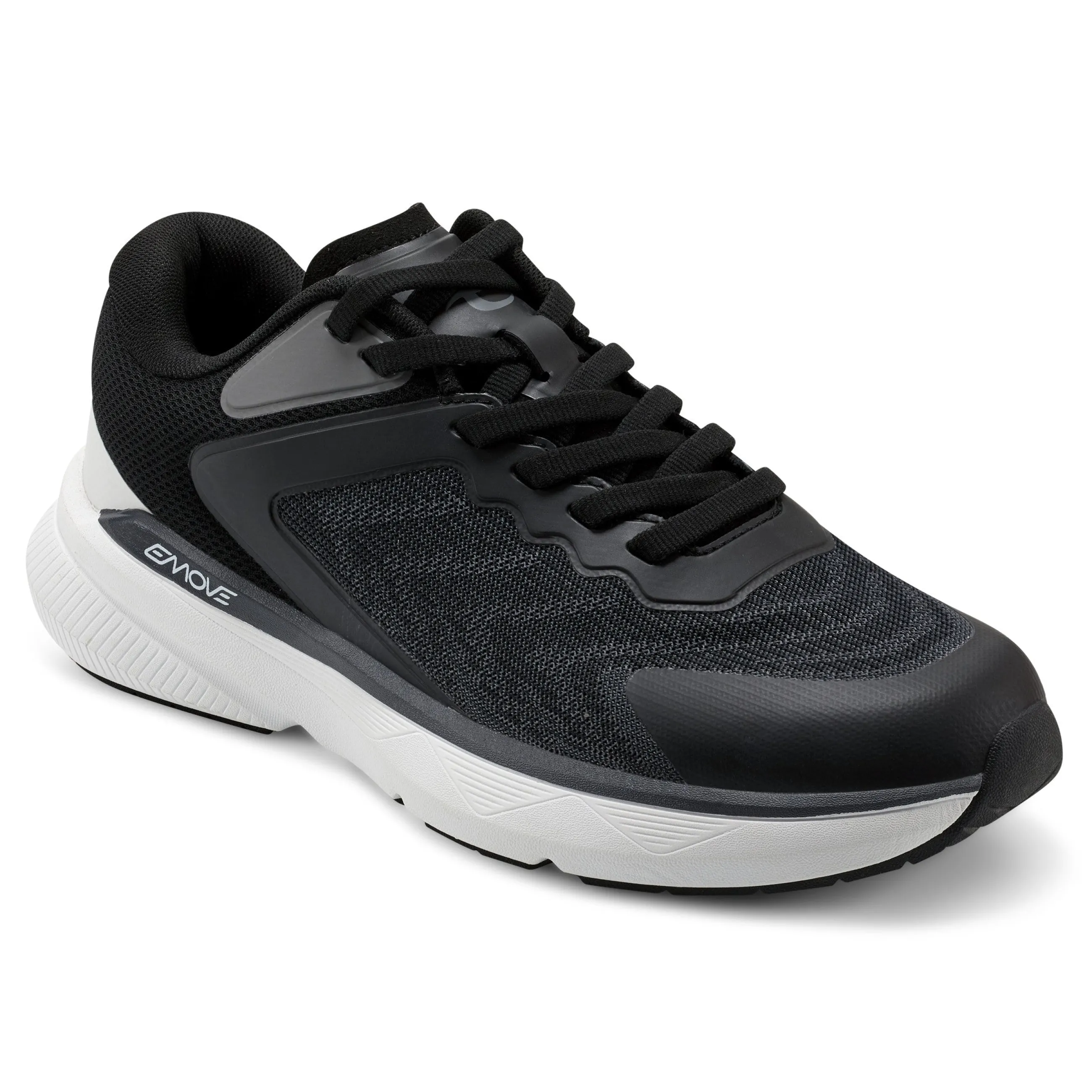 Shop Easy Spirit Denise Austin Flyght EMOVE Walking Shoes Black/White