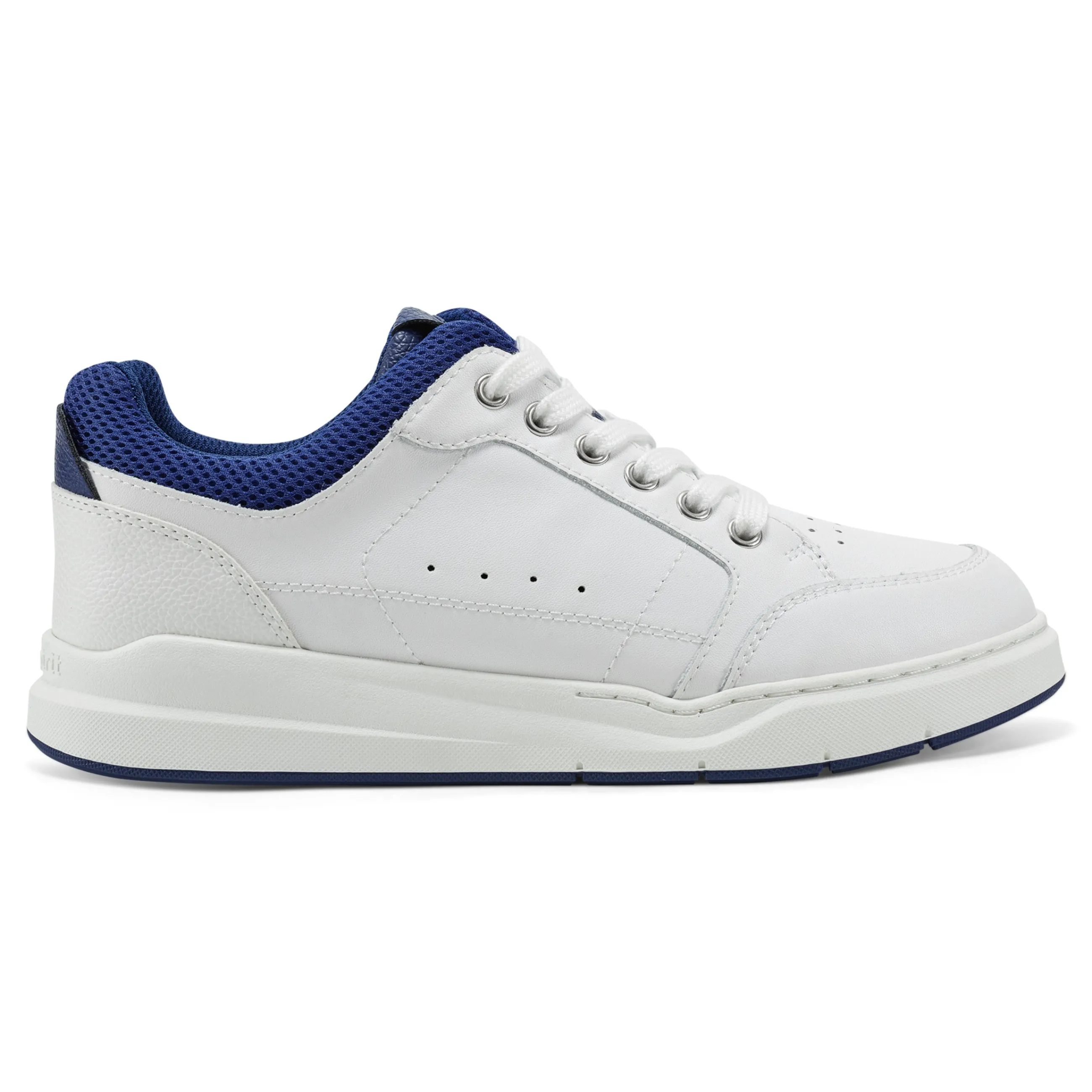 Best Easy Spirit x Denise Austin Dilli Lace-up Court Sneakers WhiteLeather