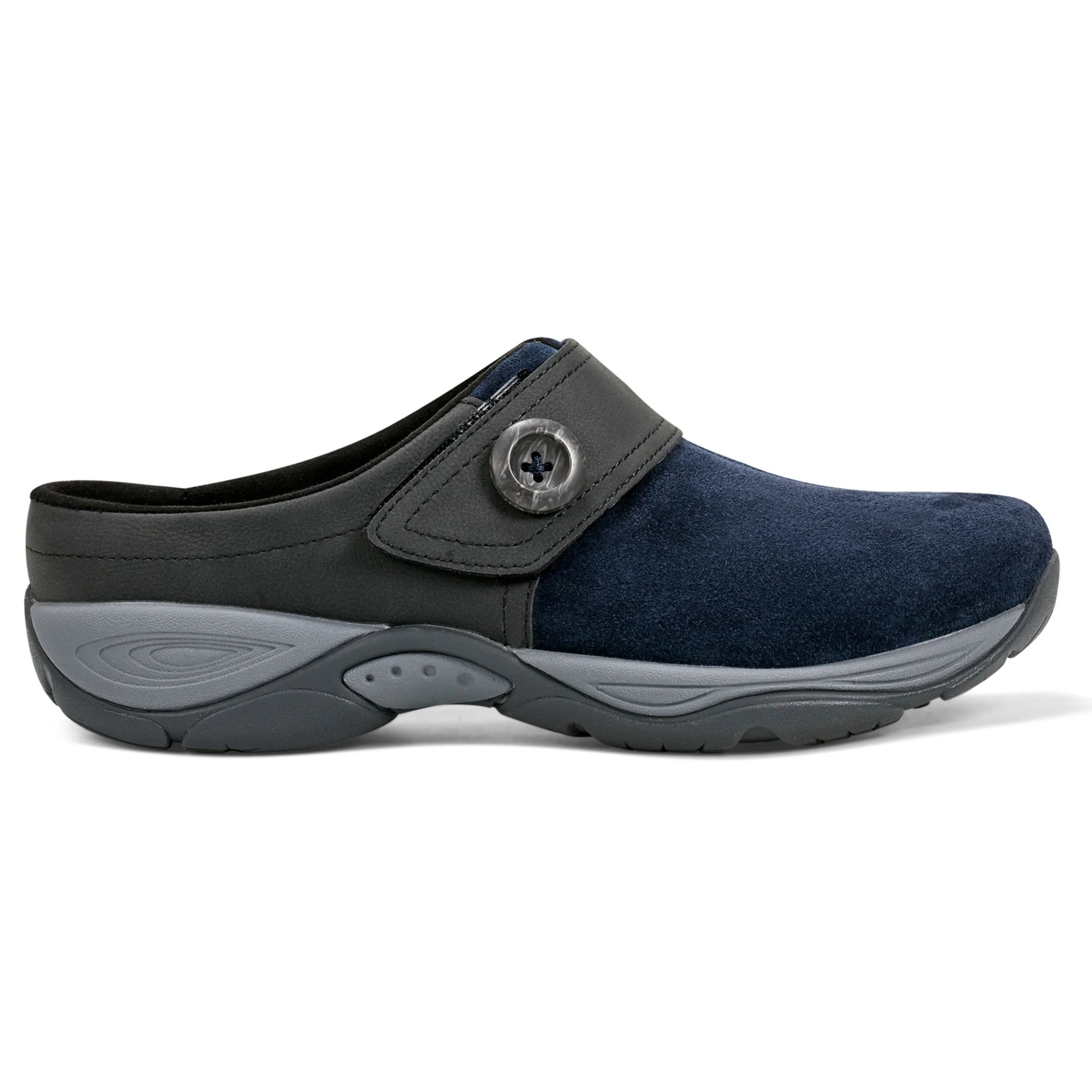 Sale Easy Spirit Edline Slip On Casual Clogs NavySuede