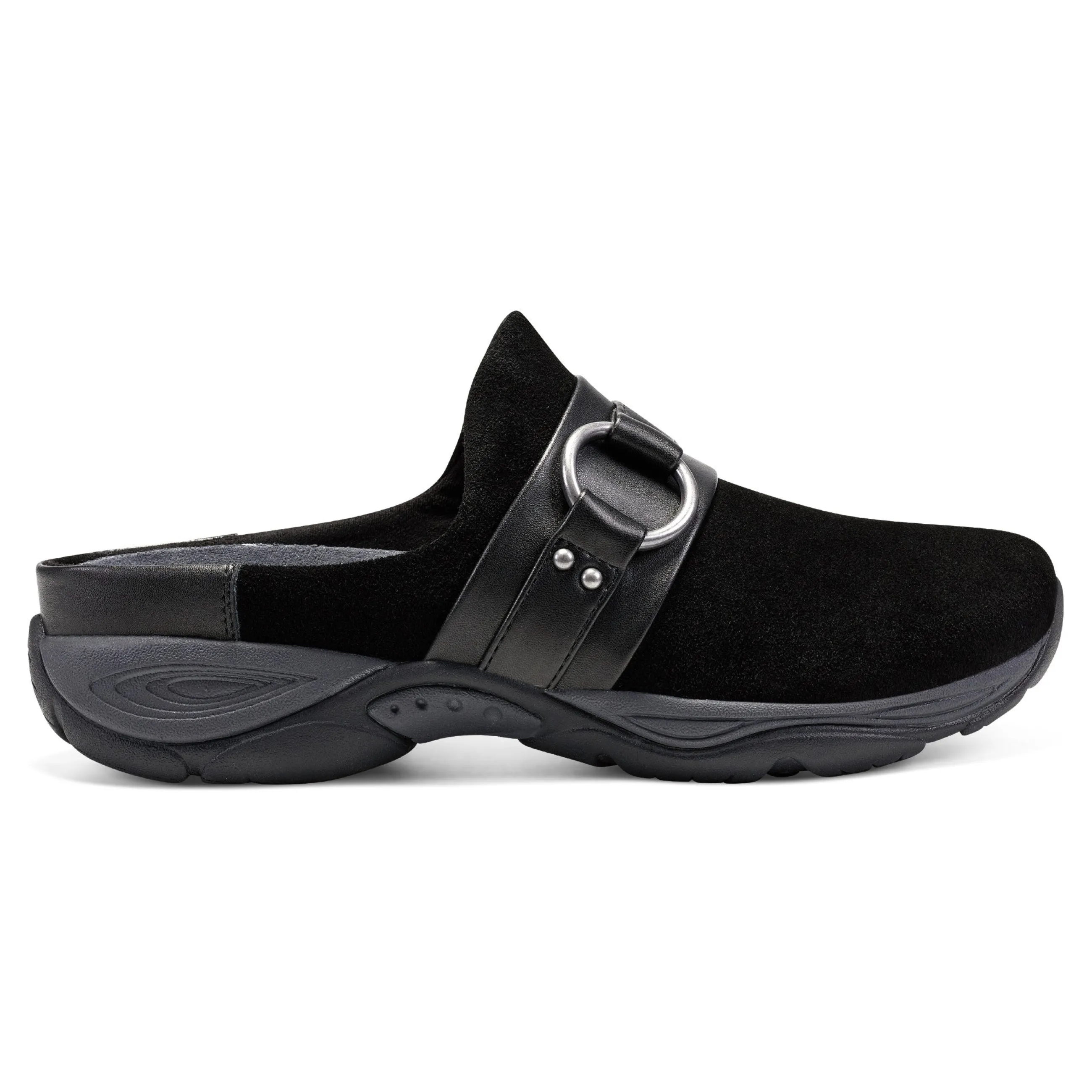 Discount Easy Spirit Eleena Clogs BlackSuede