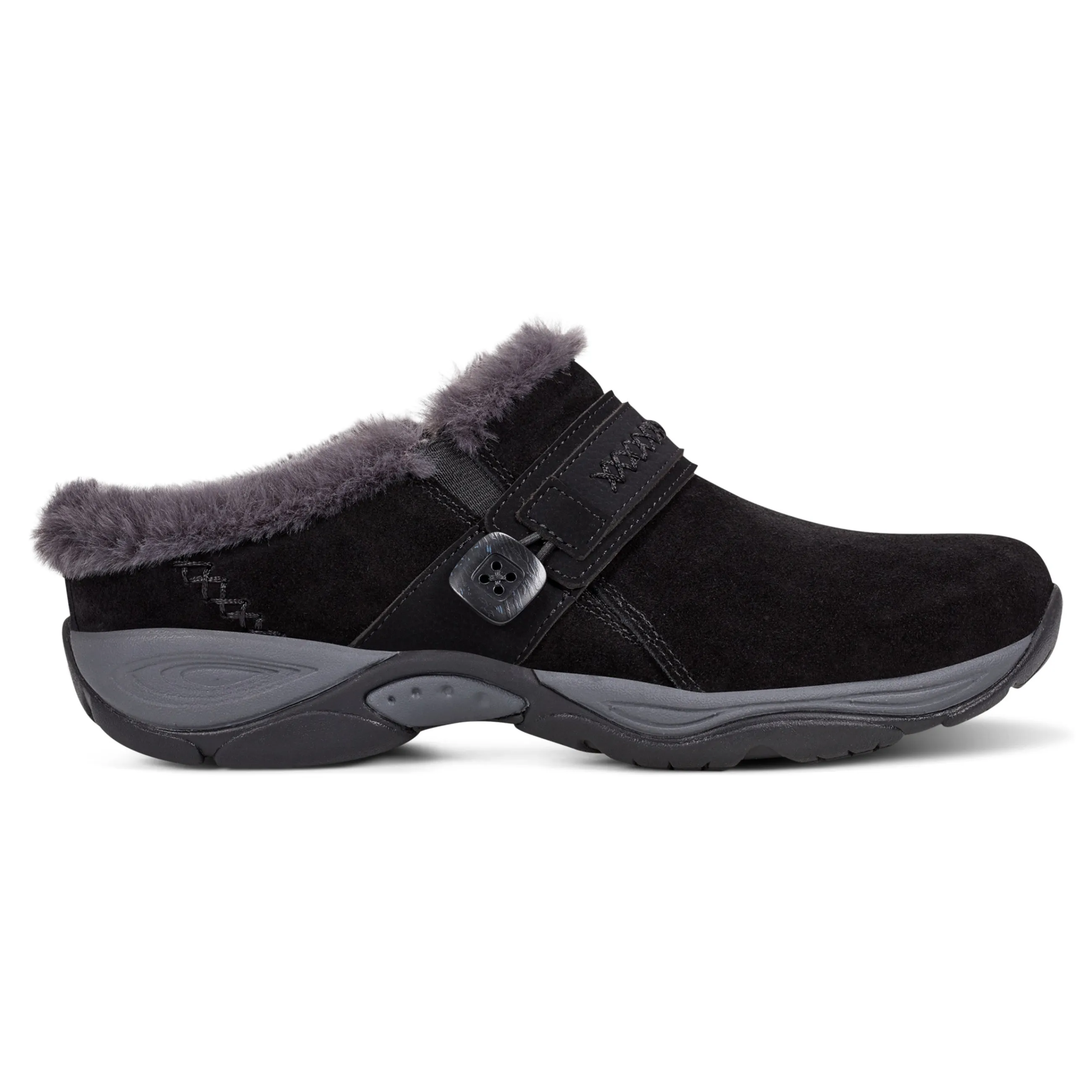 Best Easy Spirit Elinn Casual Clogs BlackSuede