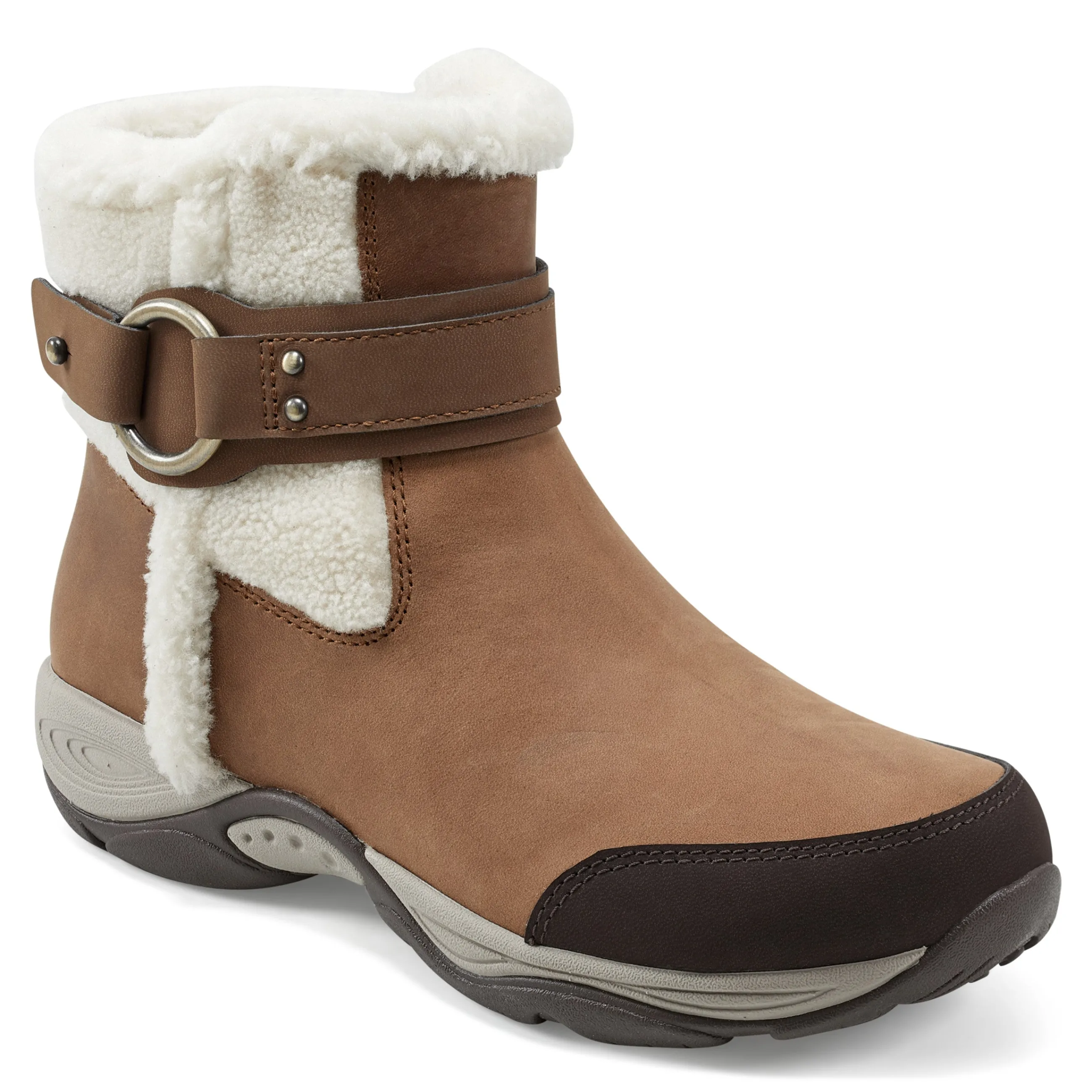 Clearance Easy Spirit Elinor Cold Weather Booties TanCombo