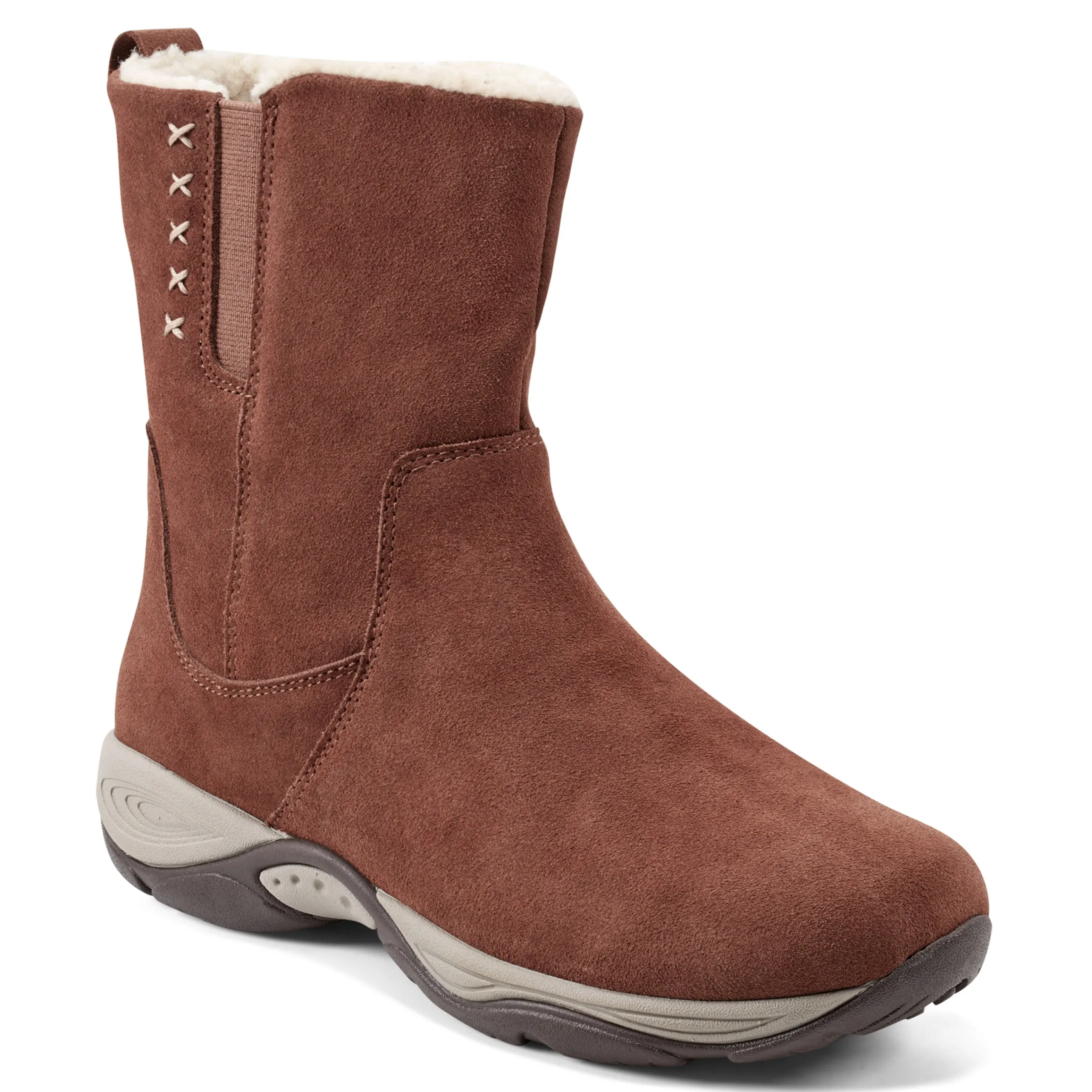 Shop Easy Spirit Elisha Casual Boots BrownSuede