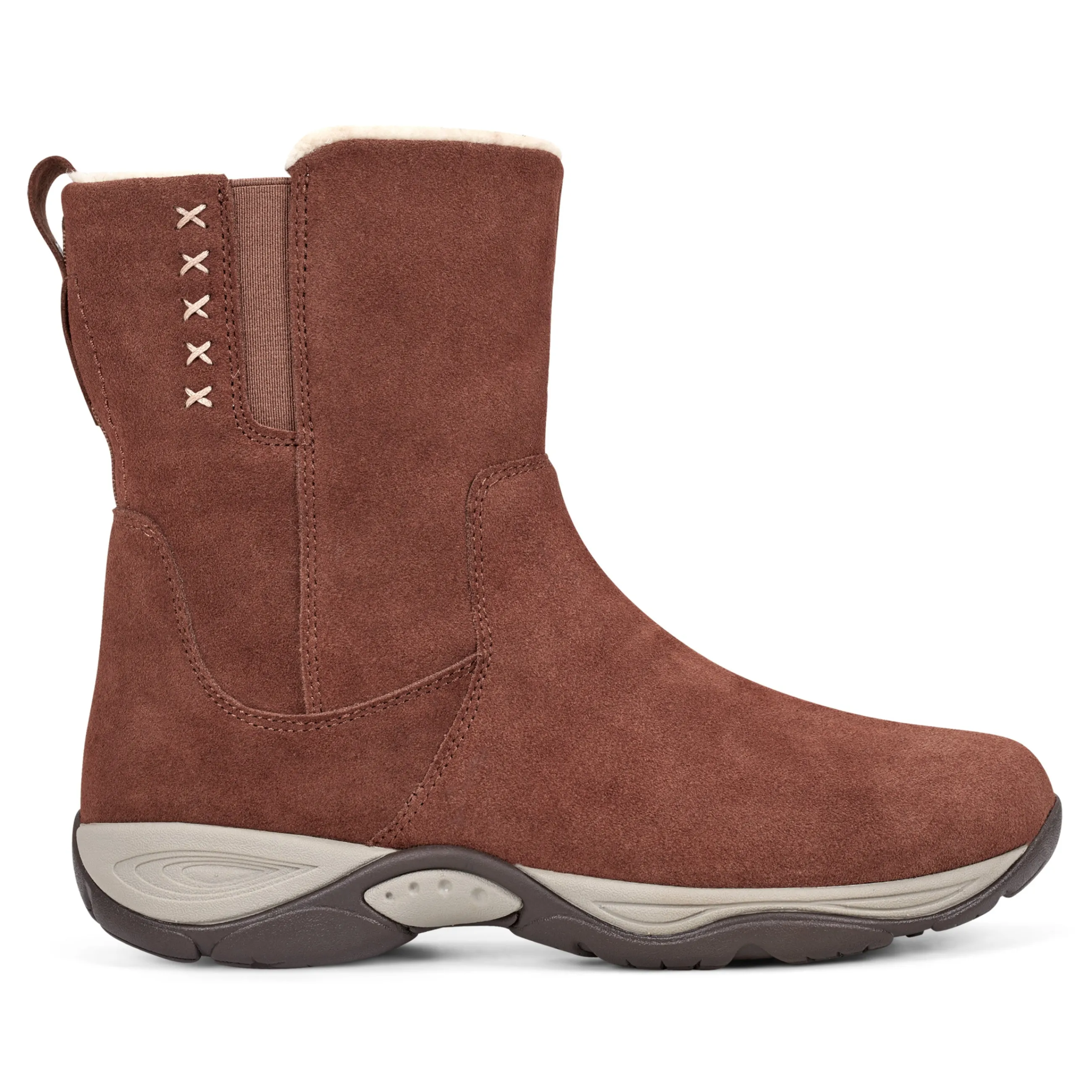 Shop Easy Spirit Elisha Casual Boots BrownSuede