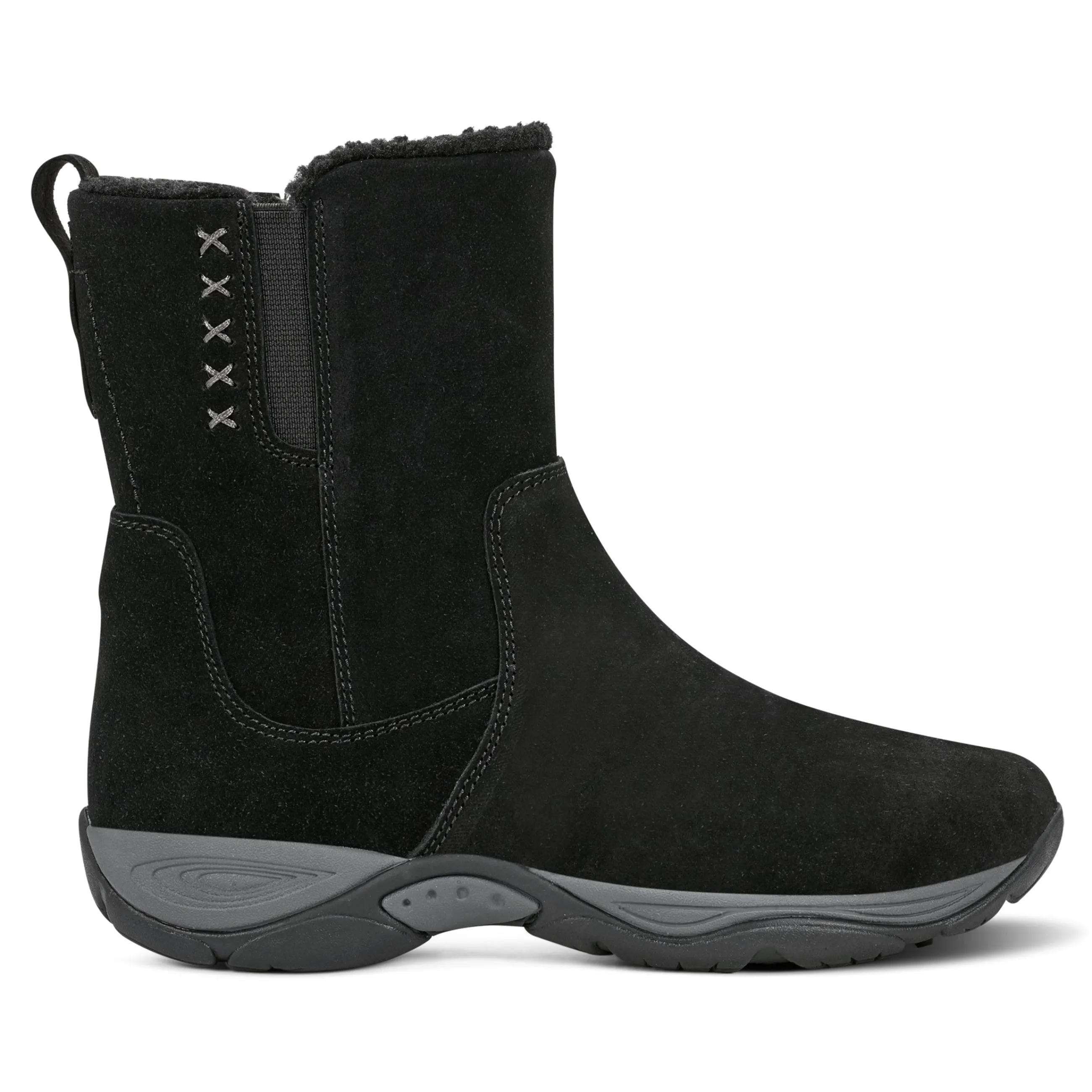 Cheap Easy Spirit Elisha Casual Boots BlackSuede