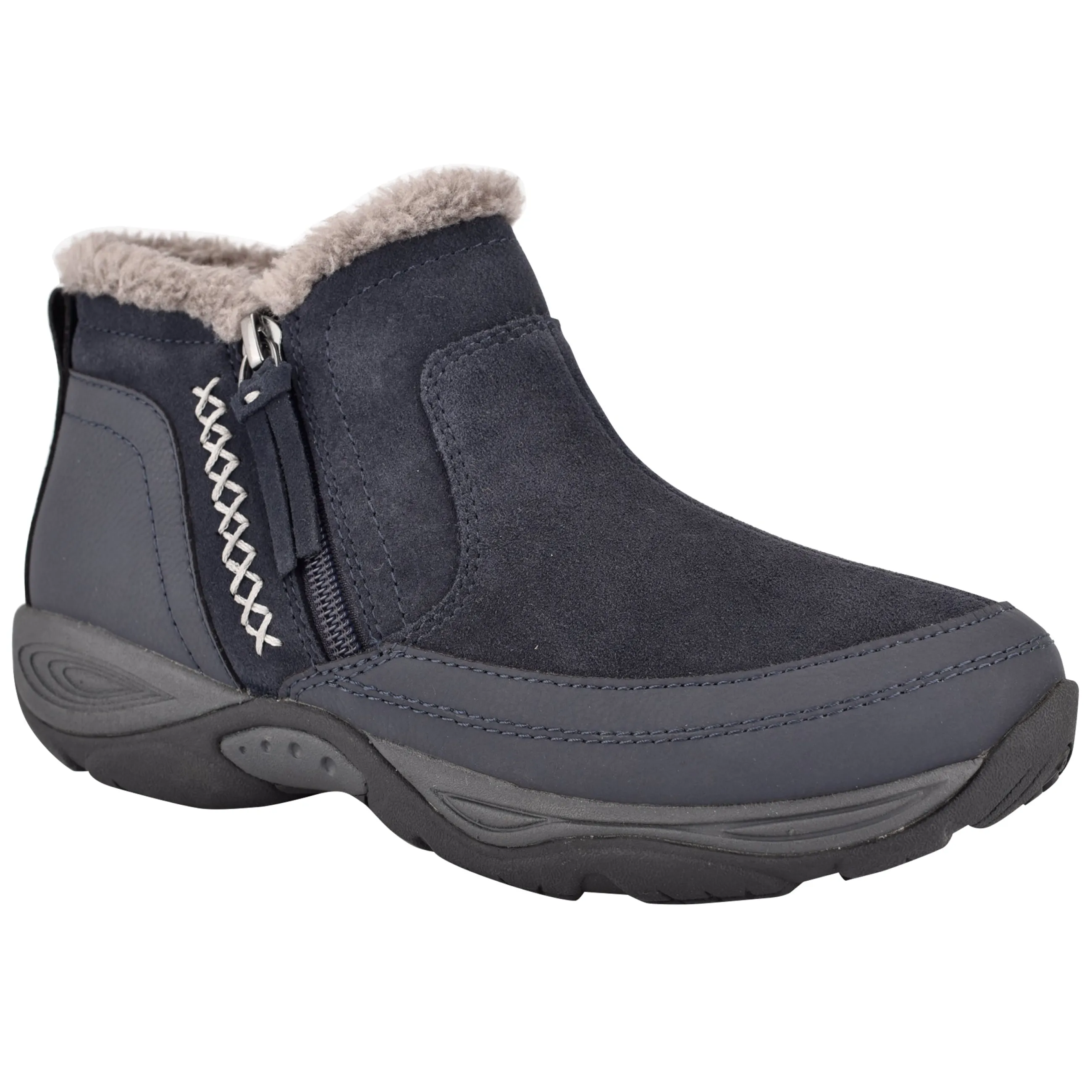 Fashion Easy Spirit Epic Cold Weather Booties NavySuede