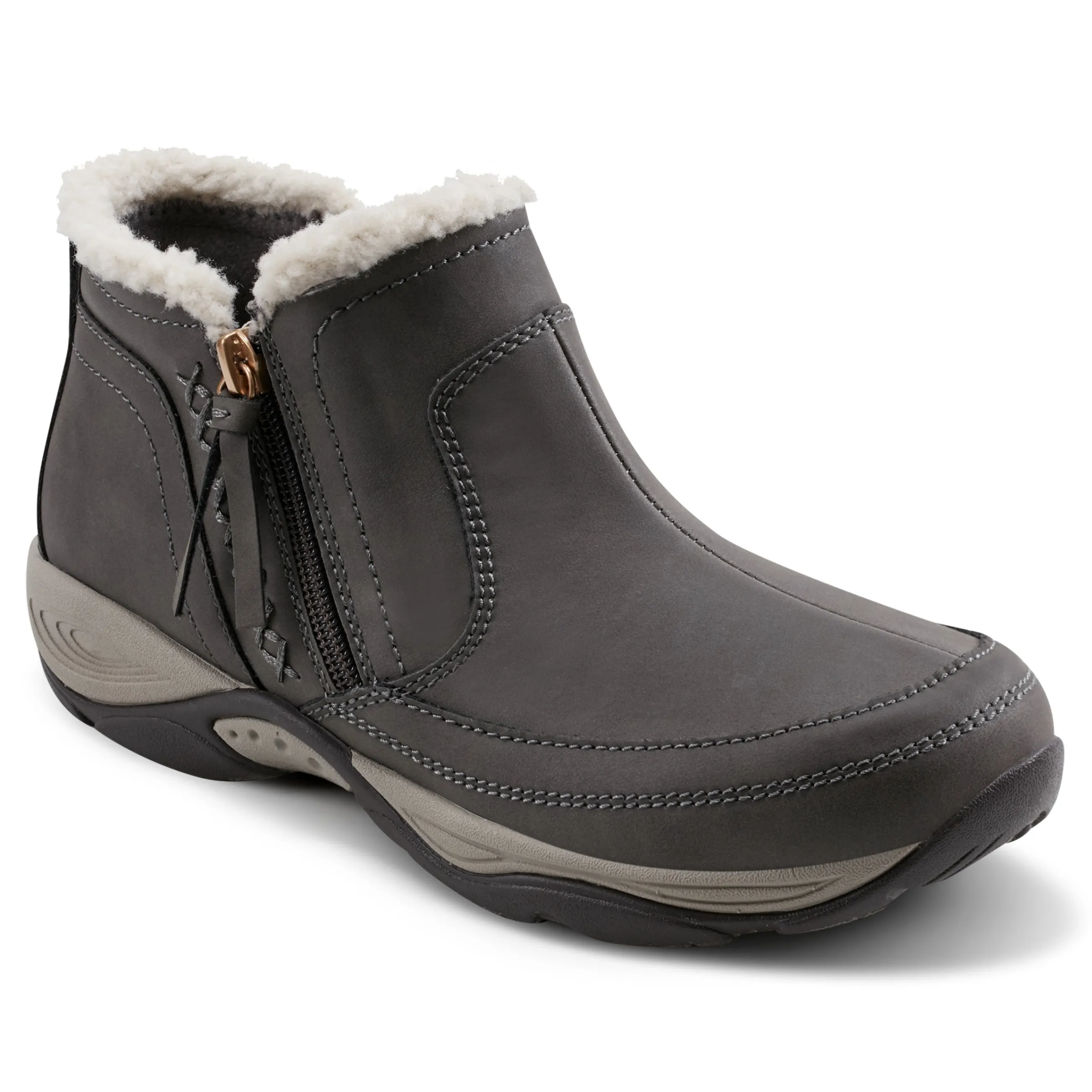 Fashion Easy Spirit Epic Cold Weather Booties DarkGrey