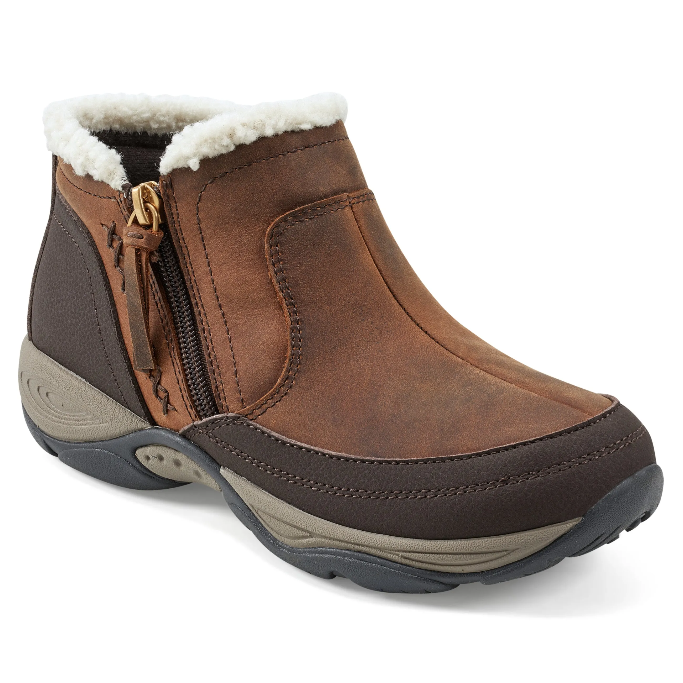 Discount Easy Spirit Epic Cold Weather Booties MediumBrownLeather