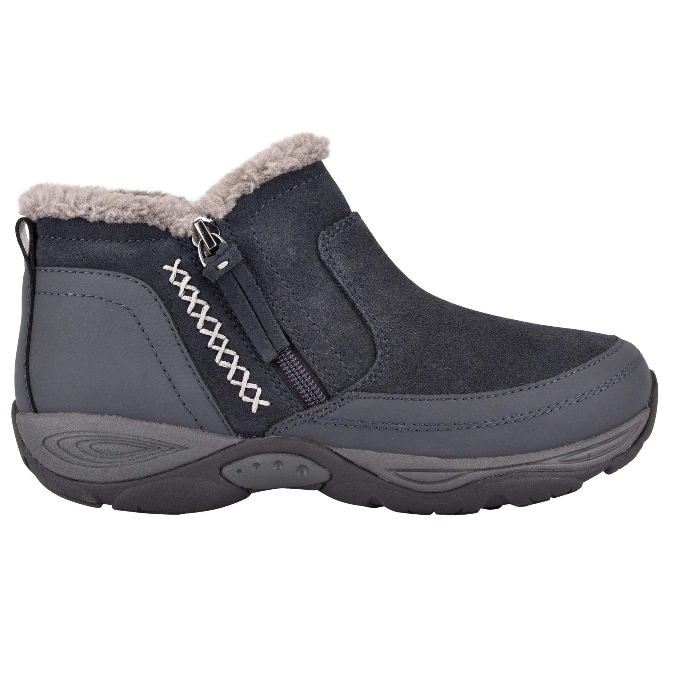 Fashion Easy Spirit Epic Cold Weather Booties NavySuede